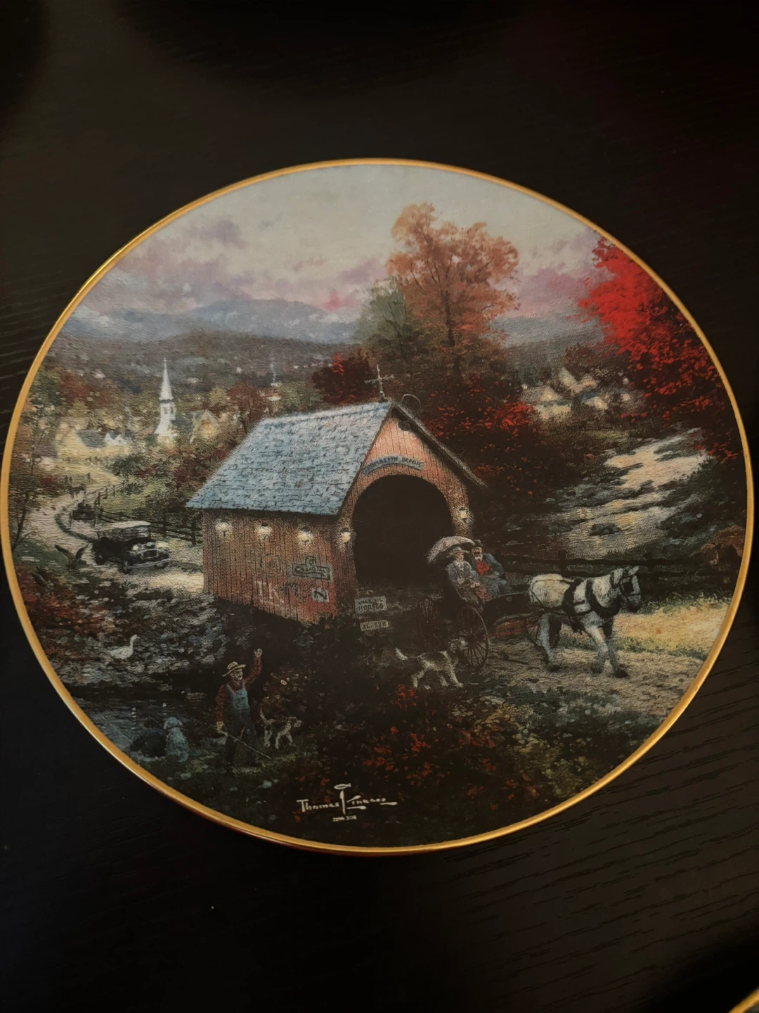 Thomas Kinkade Collector Plates - Set of 5 - photo 3