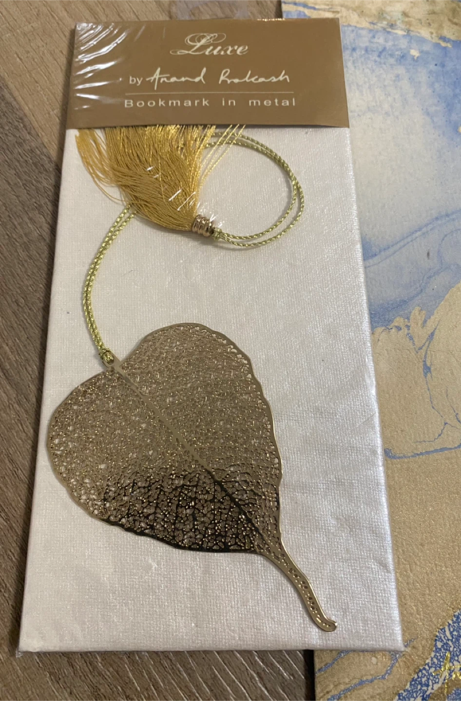 Luxe by Anand Rokash Bookmark in Metal
