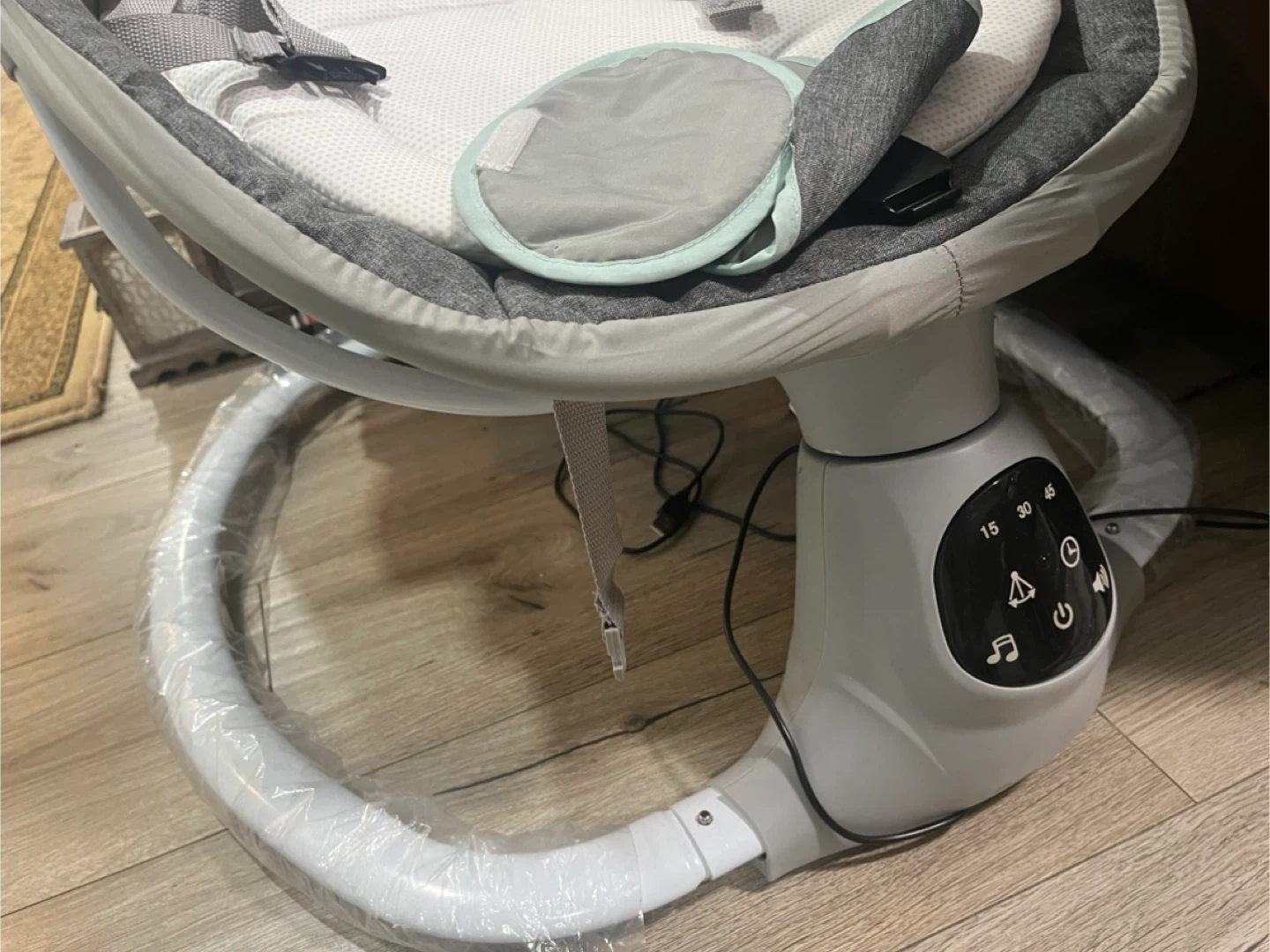 Grey Baby Rocker with Owl Toy - photo 2
