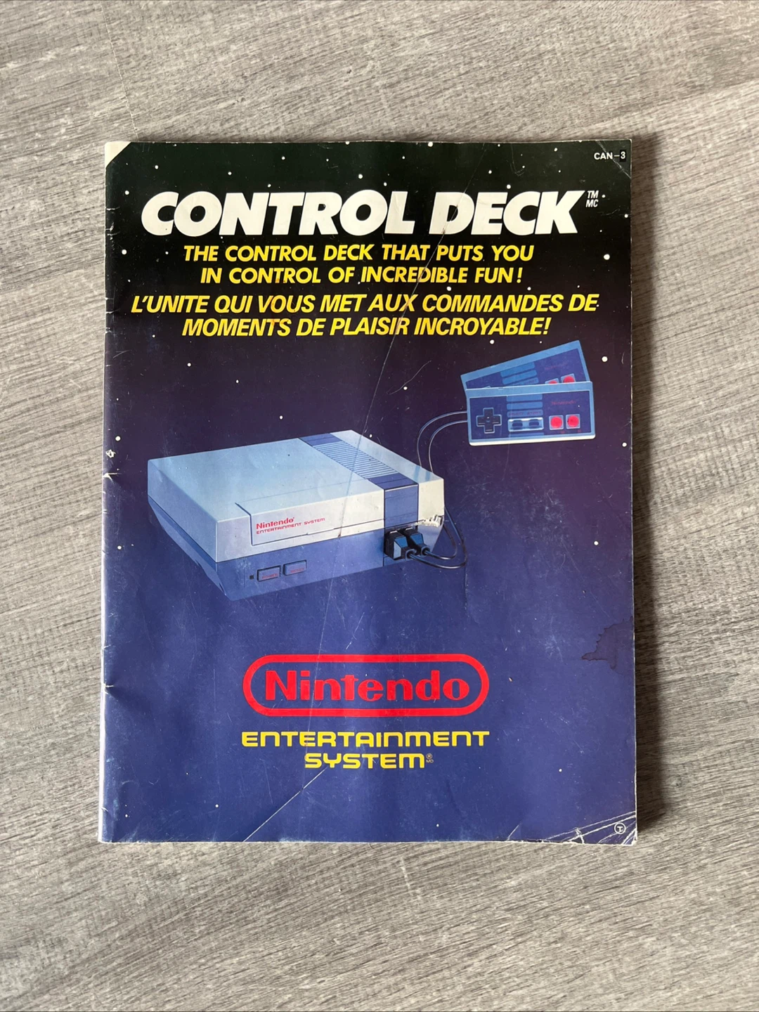 Nintendo Entertainment System Control Deck Manual