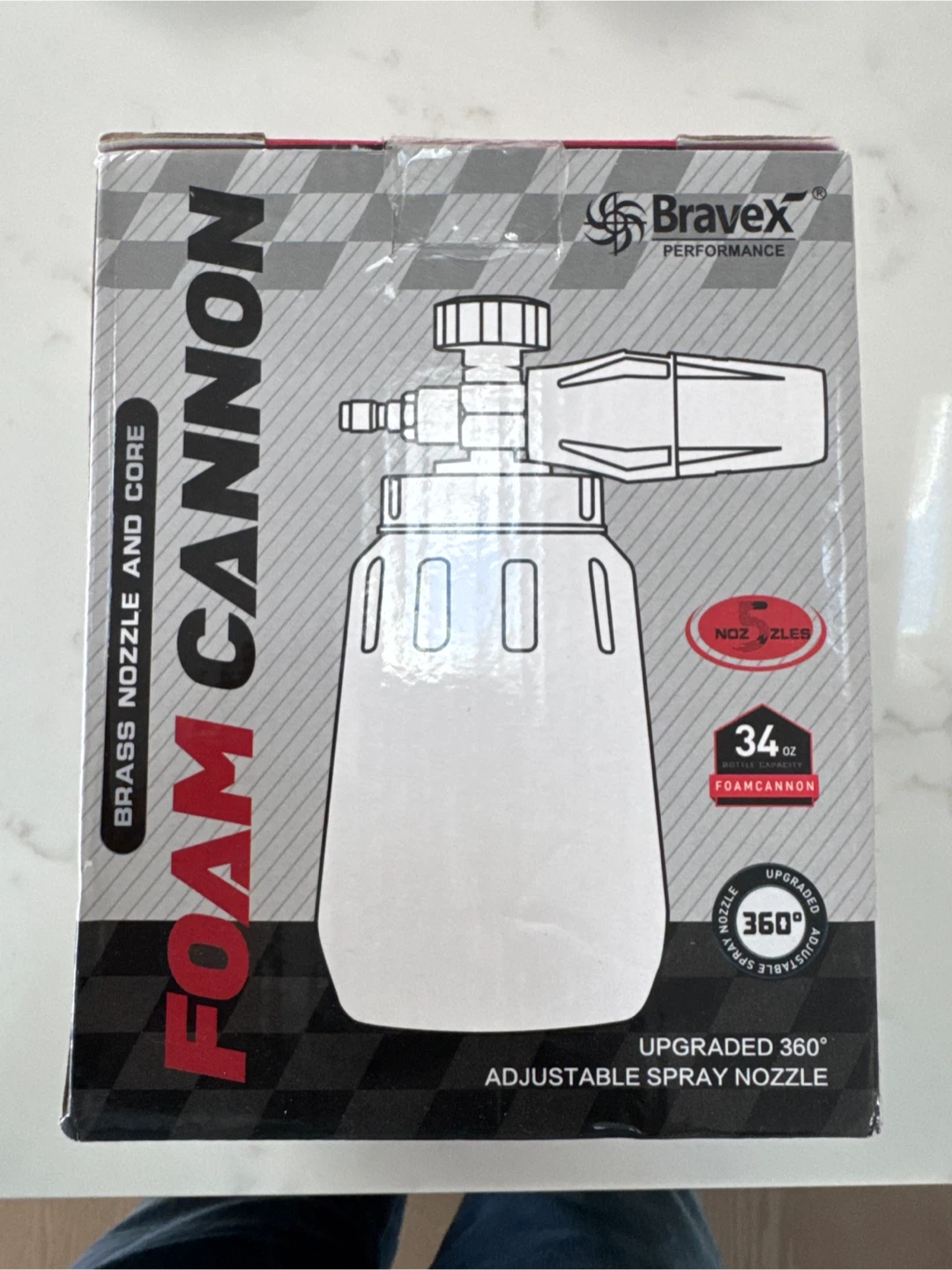 Bravex Foam Cannon with Brass Nozzle