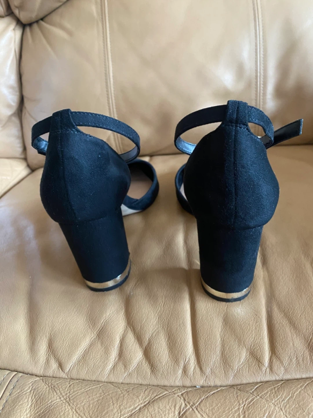 Call It Spring Black Suede Block Heel Pumps - photo 3