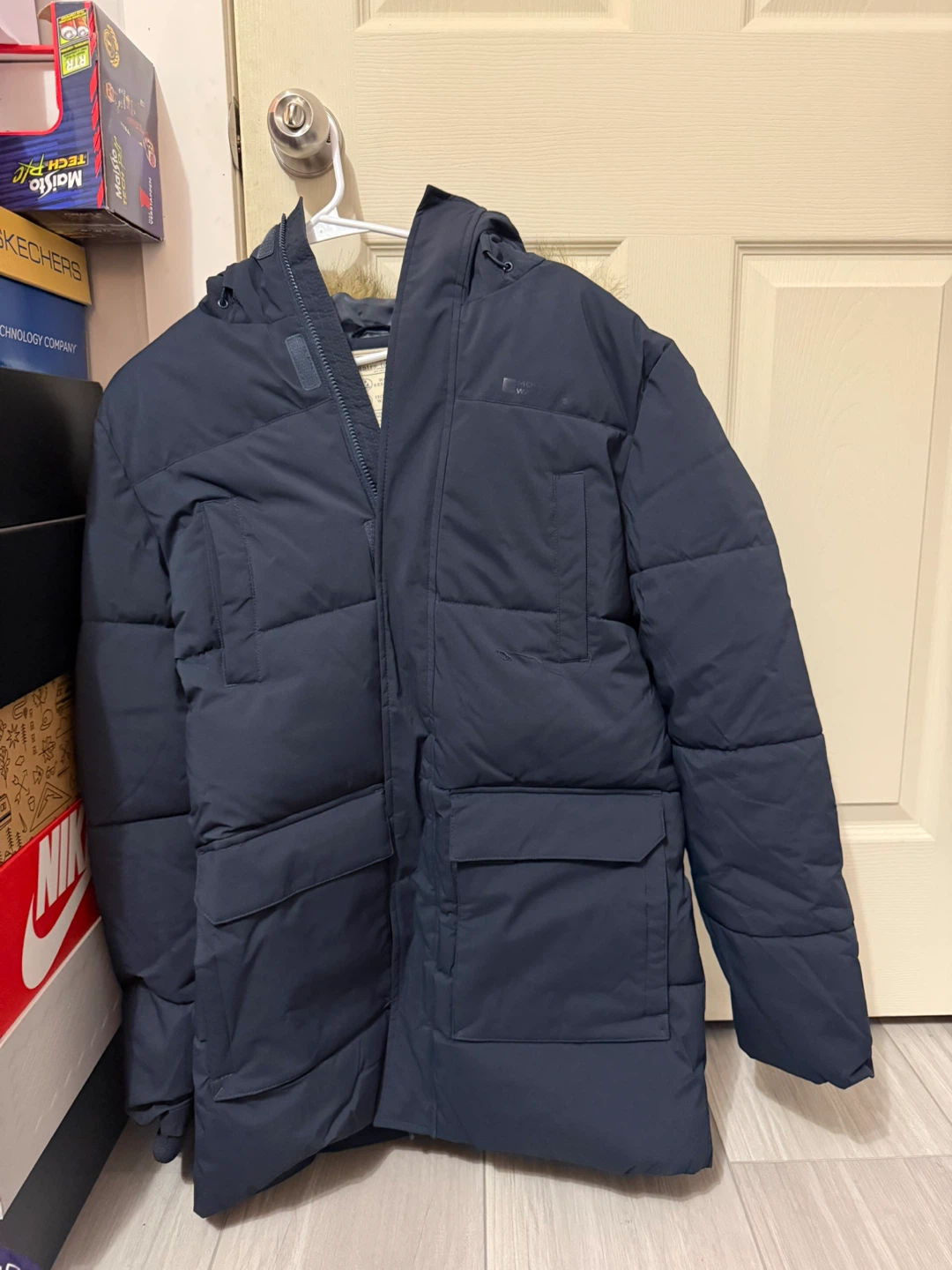 Mountain Warehouse Fern Insulated Parka - Navy, Small - photo 2
