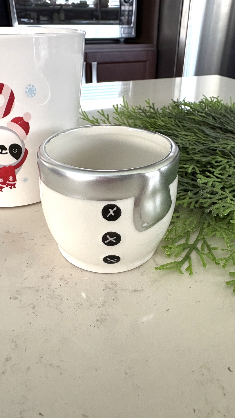 Merry Christmas Sloth Fine Porcelain Pot - photo 3