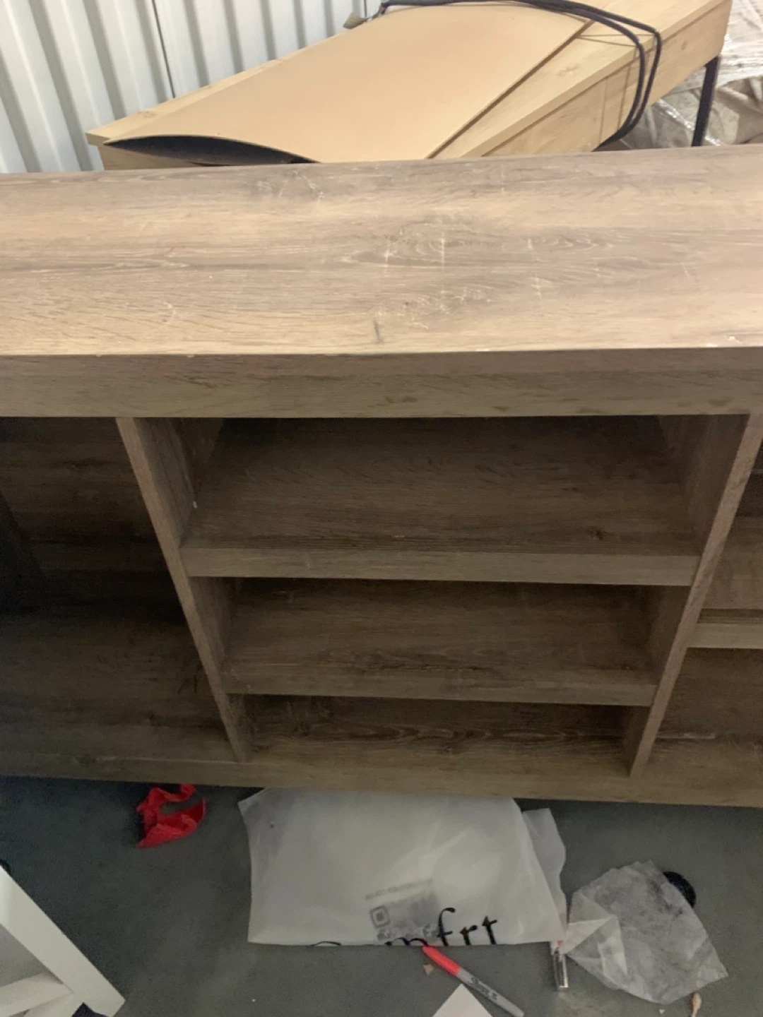 Brown Wood Entertainment Center - photo 2