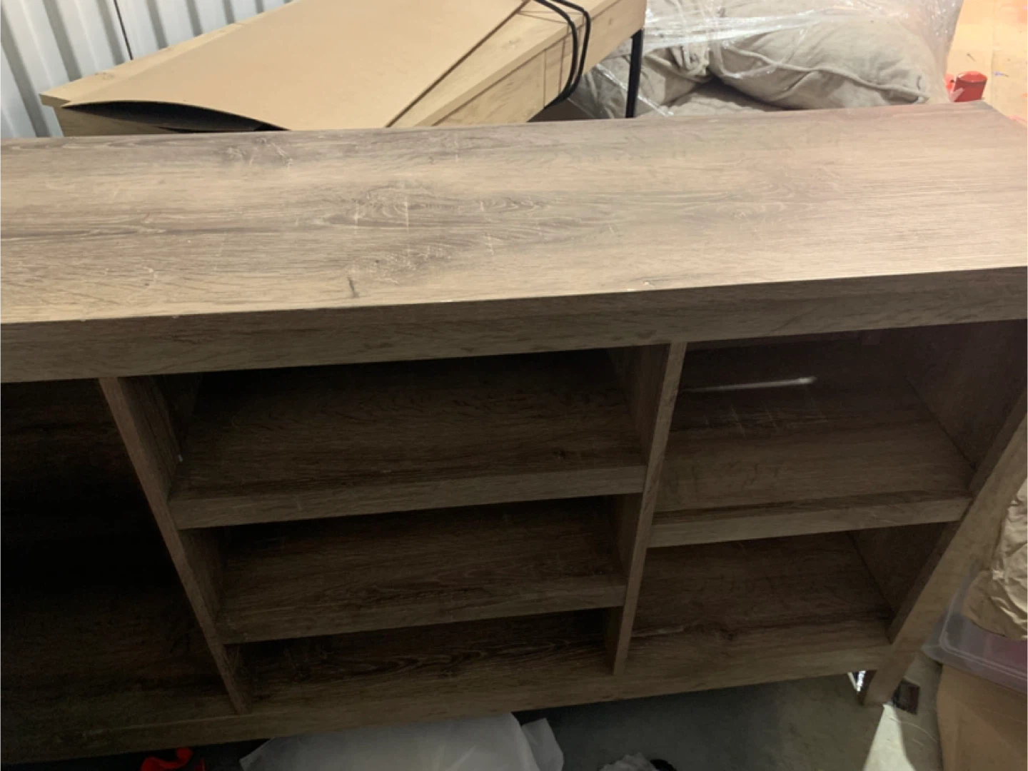 Brown Wood Entertainment Center