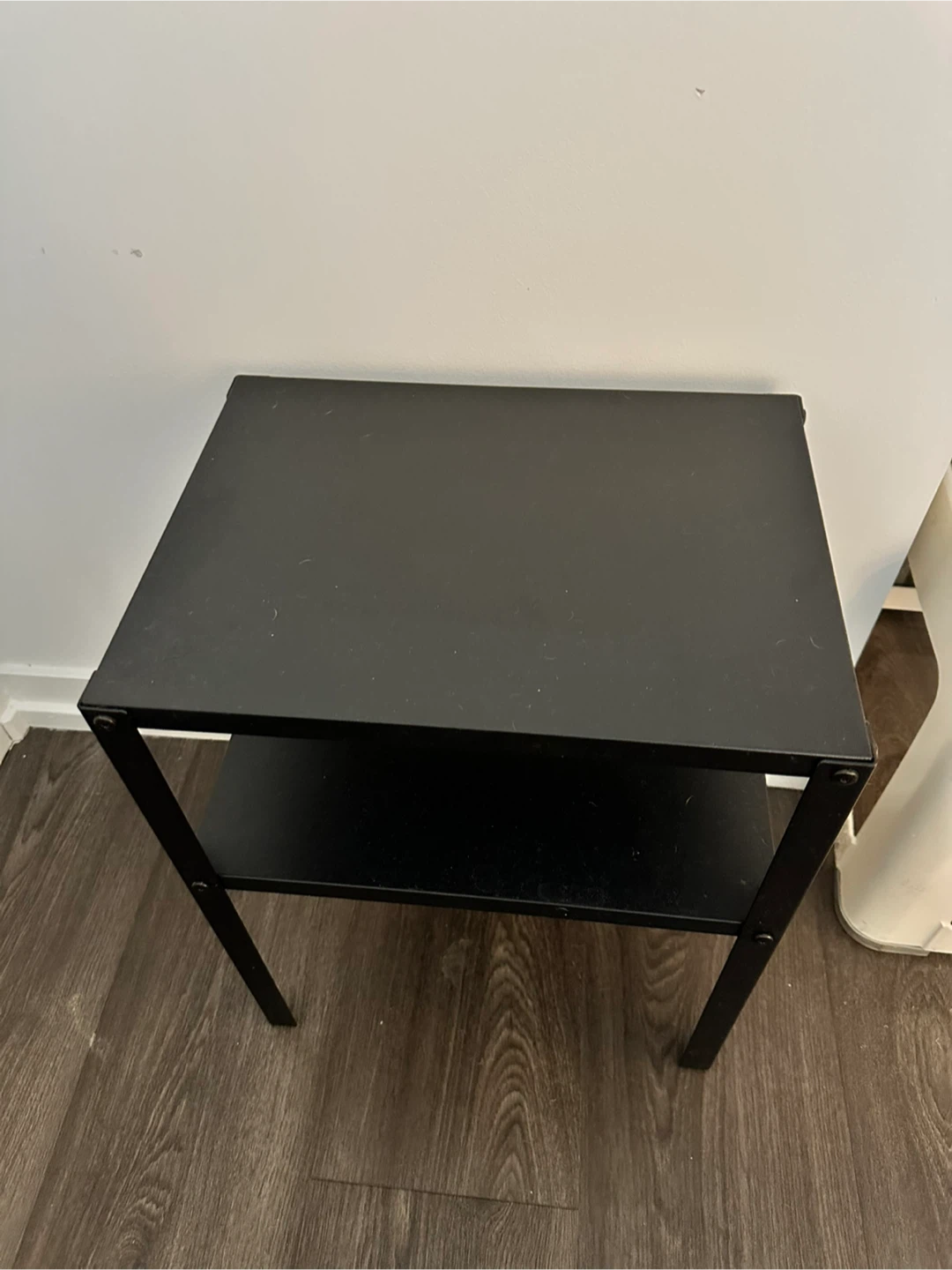 Black 2-Tier Side Table - photo 4