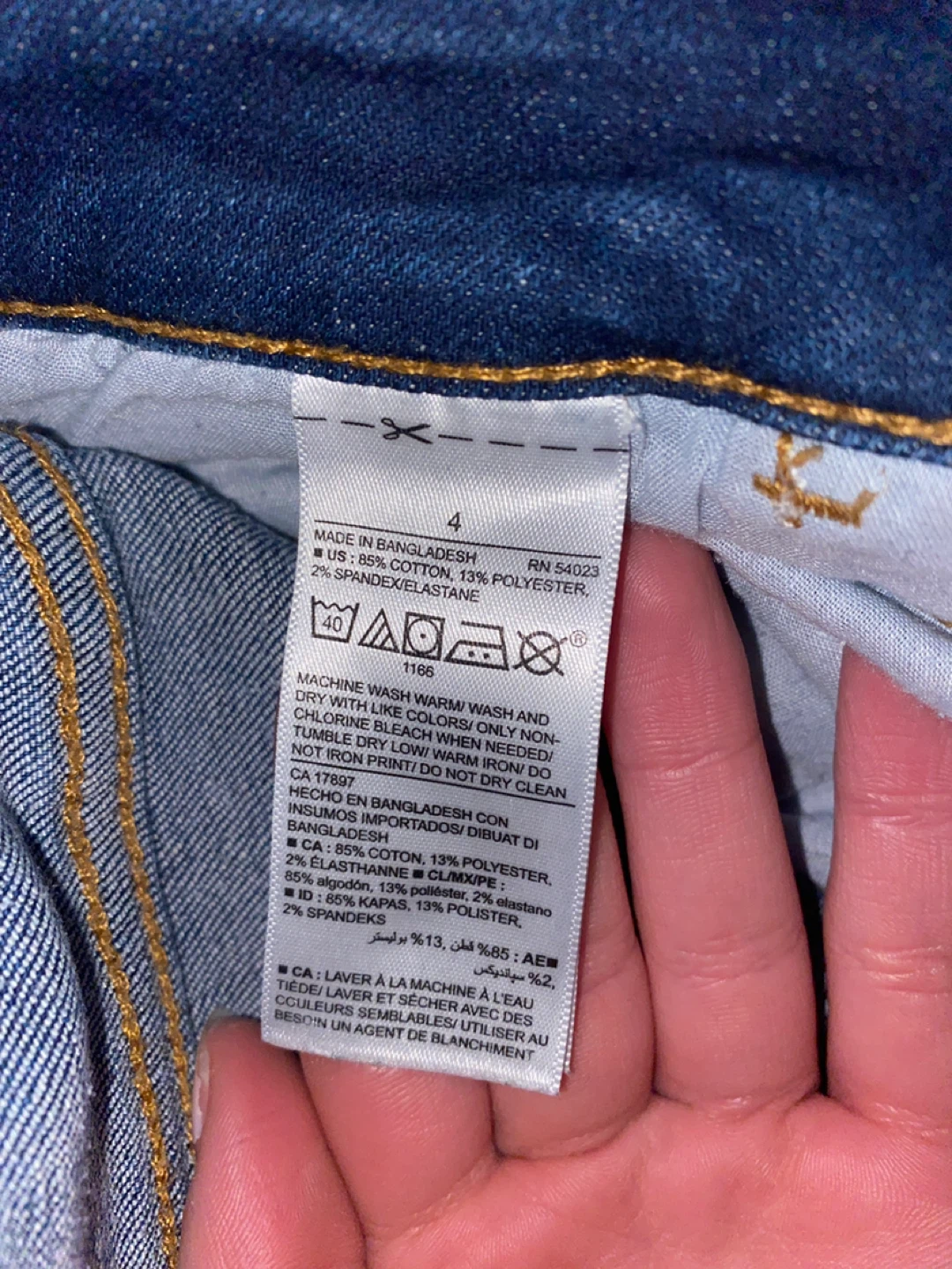 Old Navy Blue Skinny Jeans Size 4 - photo 2