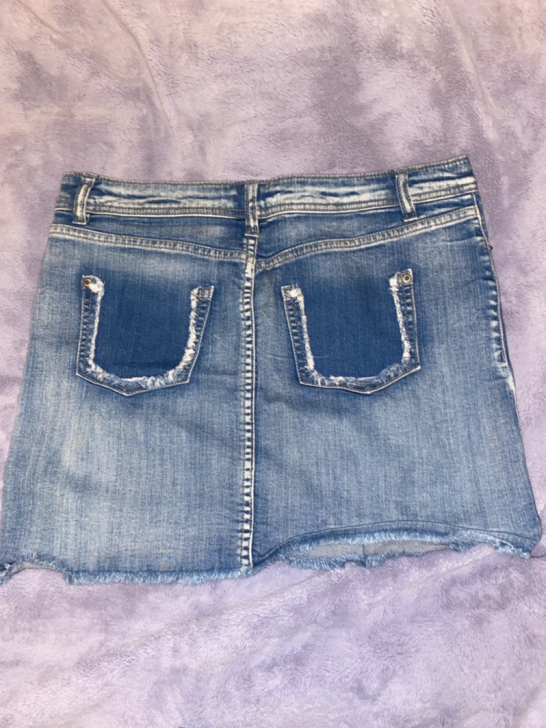 Life in Progress Denim Mini Skirt - Size 27 - photo 2