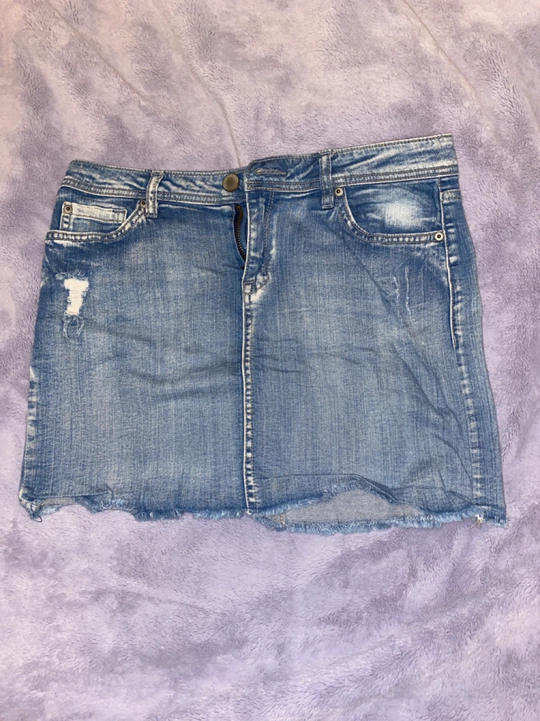 Life in Progress Denim Mini Skirt - Size 27
