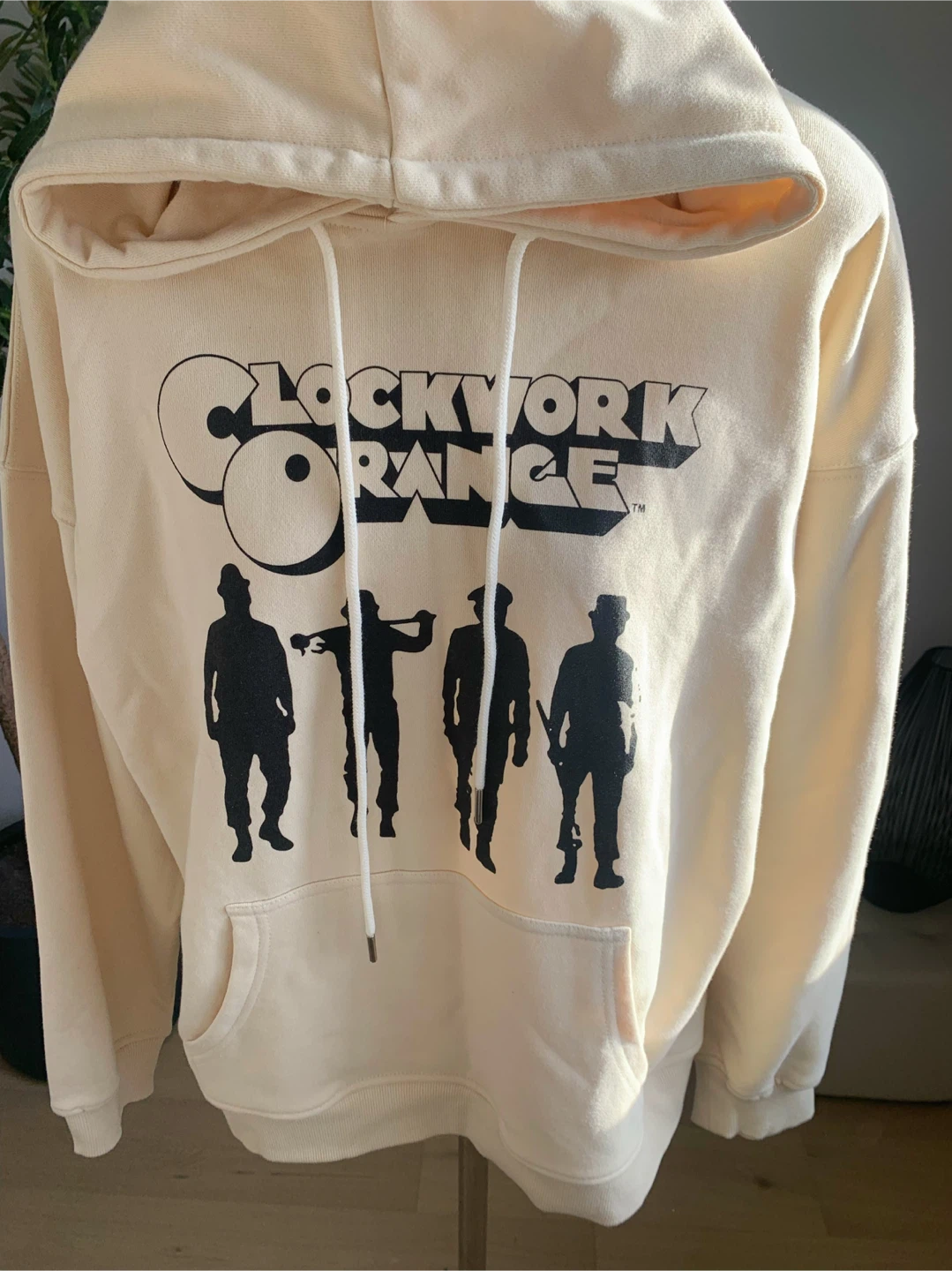 Brand New Cream Graphic Oversized Hoodie Unisex - photo 3