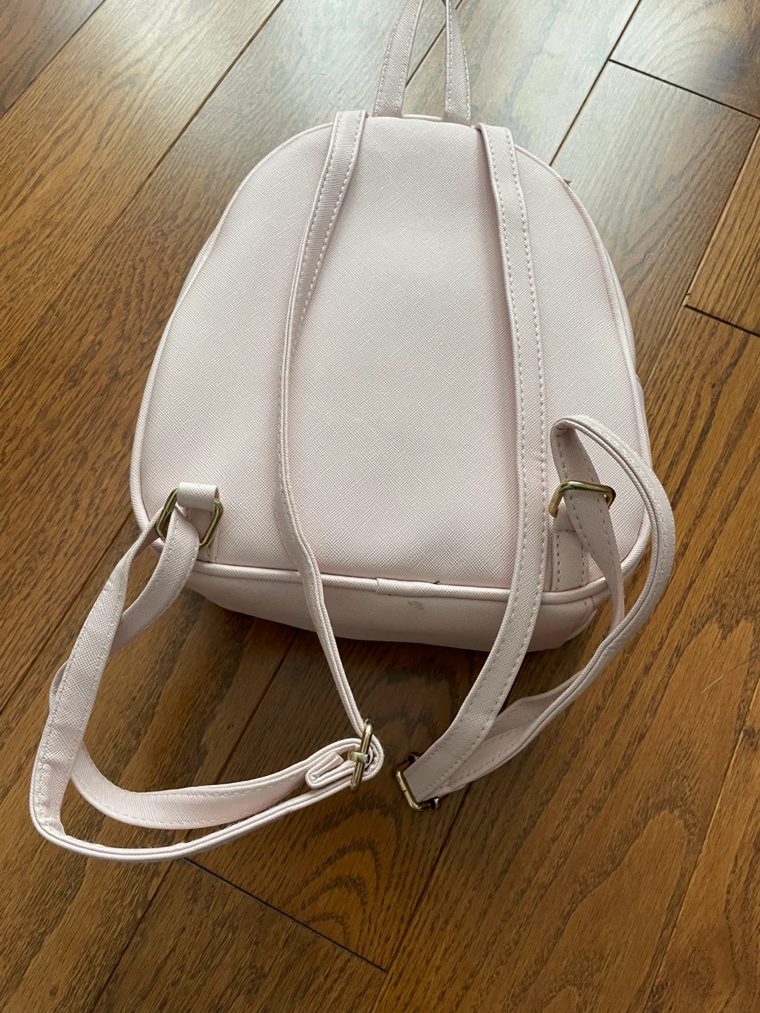 Barely Used Pink Faux Leather Mini Backpack - photo 3