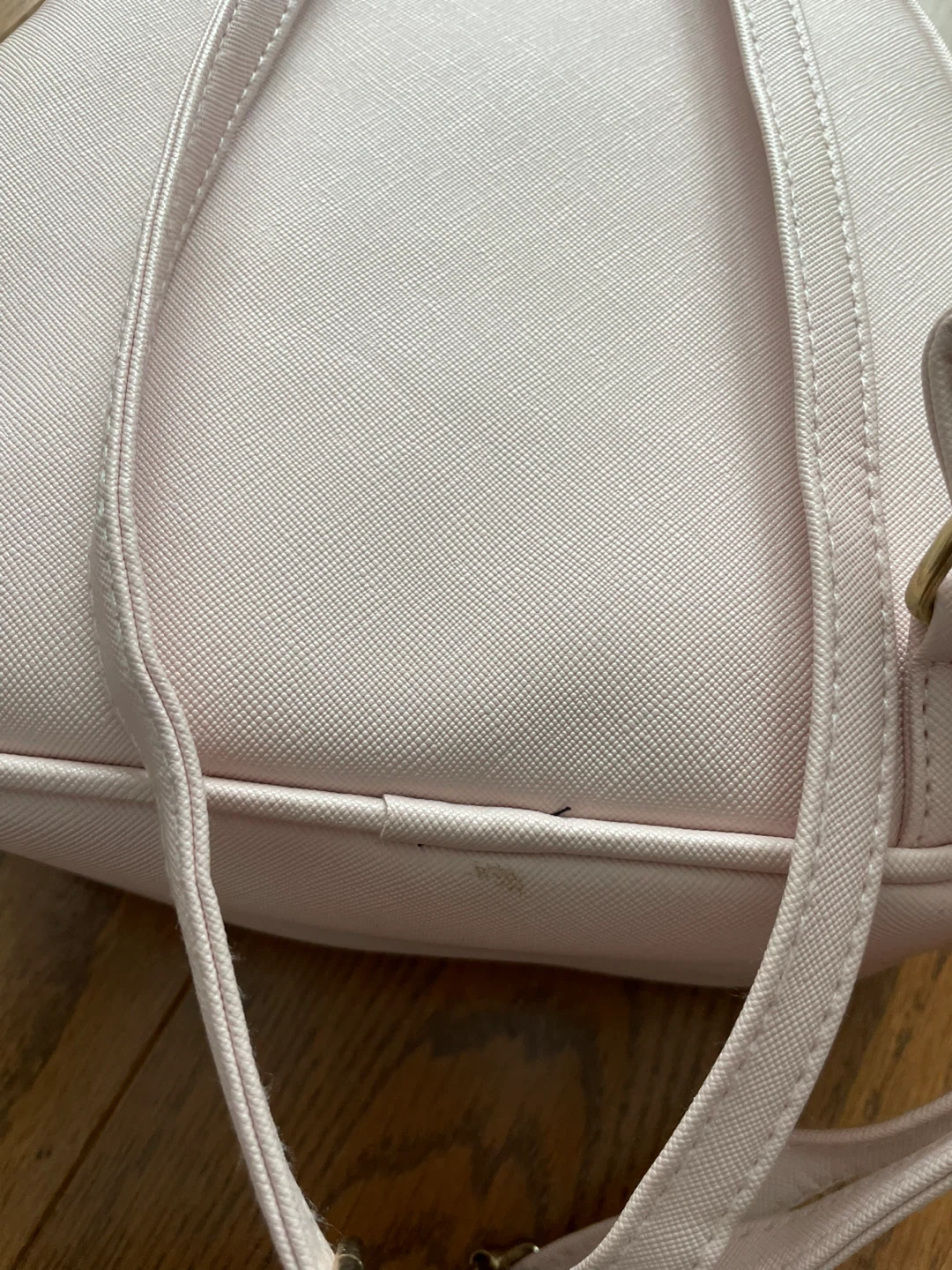 Barely Used Pink Faux Leather Mini Backpack - photo 4