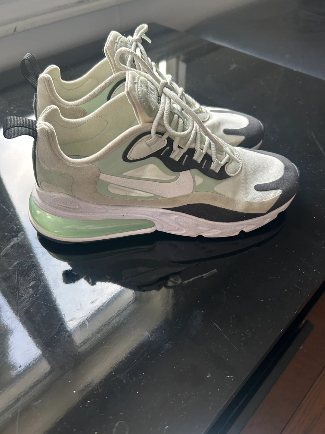 LIKE NEW Nike Air Max 270 React – Women’s 7.5 – Pistachio Frost - photo 3