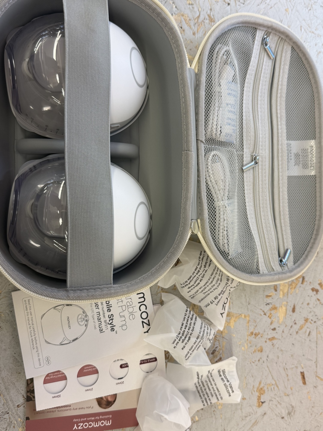 Momcozy Wearable Double Electric Breast Pump - photo 2