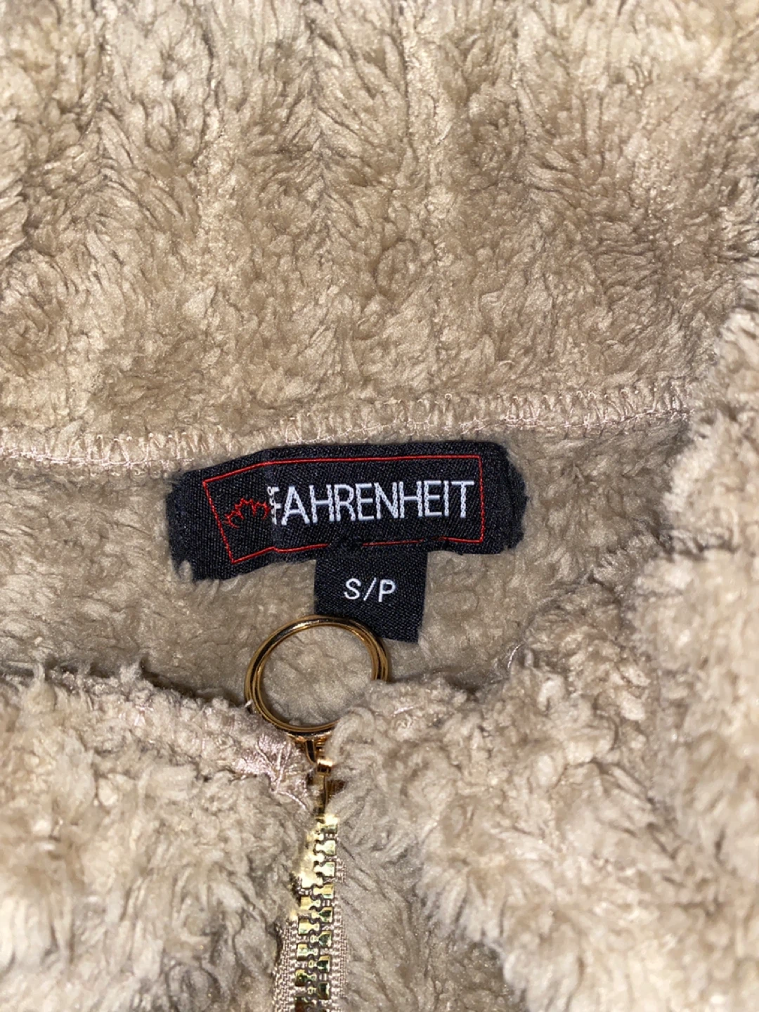 Fahrenheit Plush Zip-Up Jacket - Size S/P - photo 2