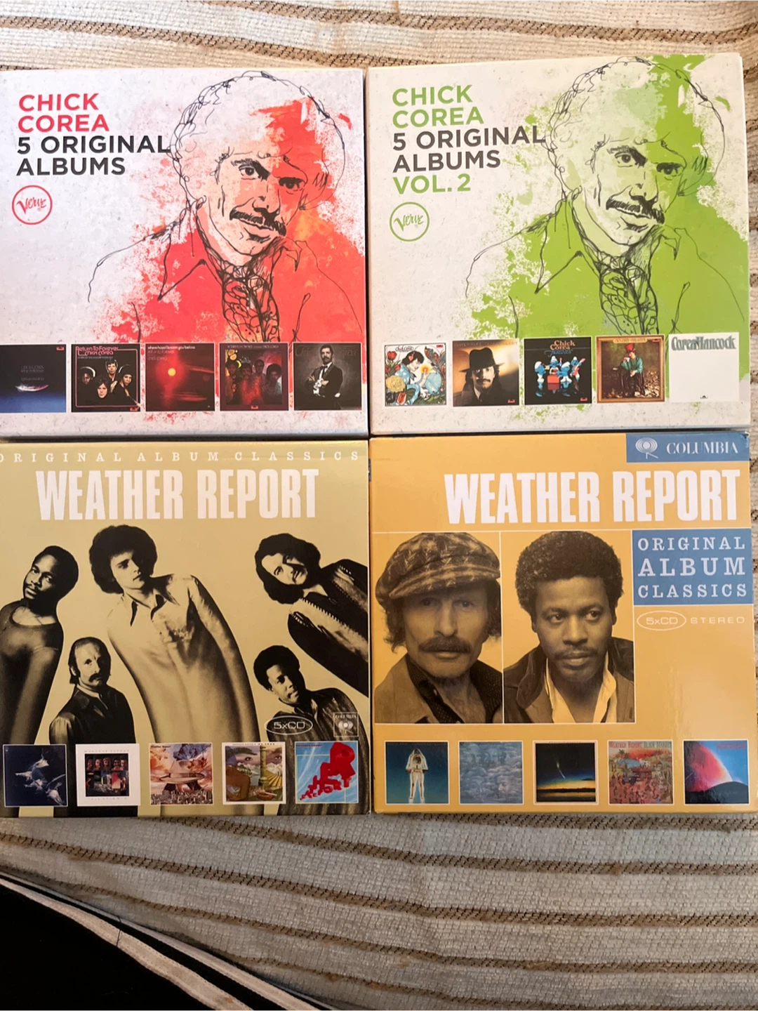 Chick Corea ,Return to Forever, Weather Report CDs