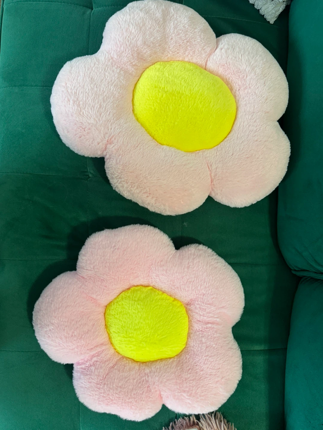 Pink Flower Throw Pillow