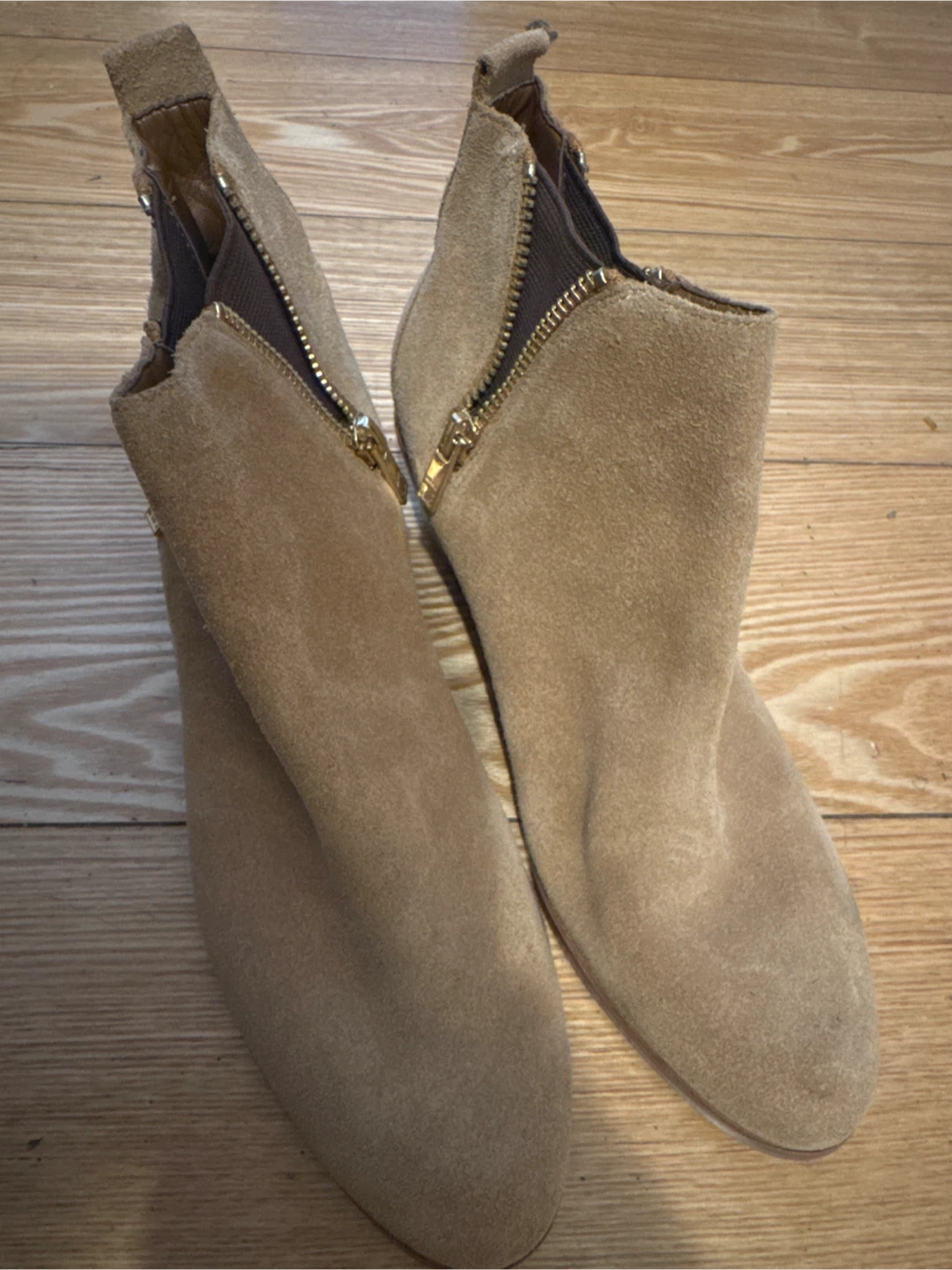Ivanka Trump Suede Ankle Boots