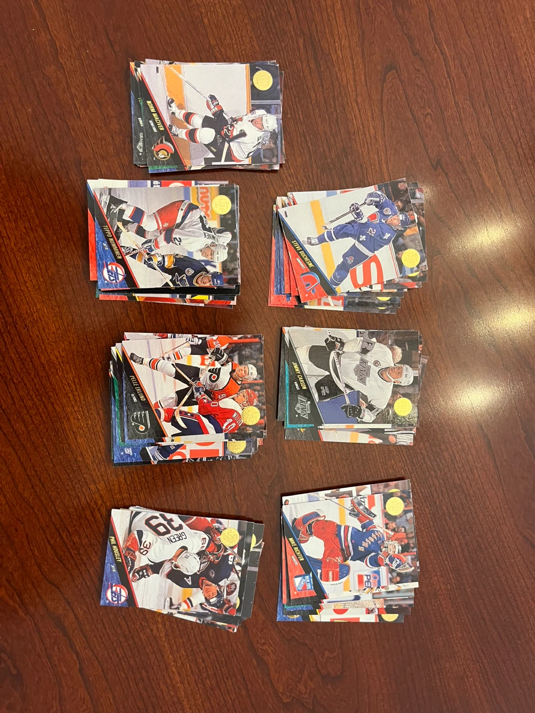 Various 1993 -94 Leaf Hockey Cards