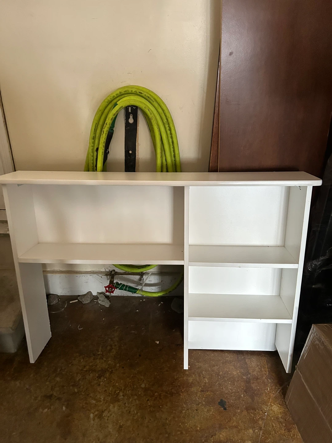 White Desk with Drawers and storage compartment - photo 3