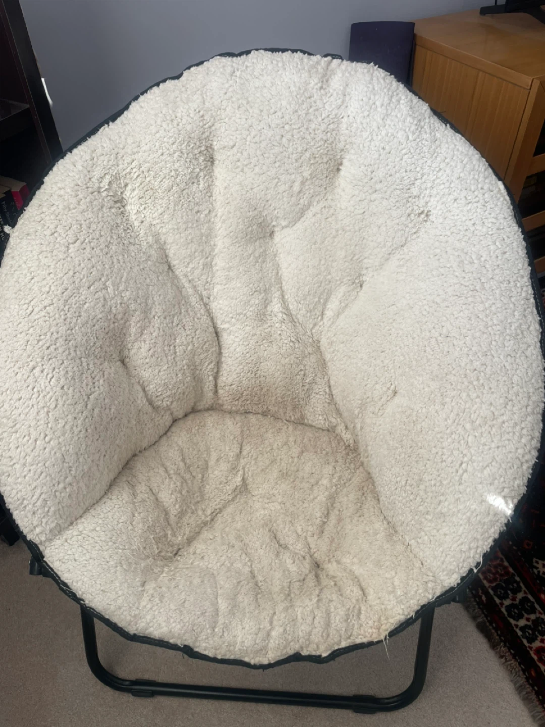 Cozy Sherpa Moon Chair - photo 3
