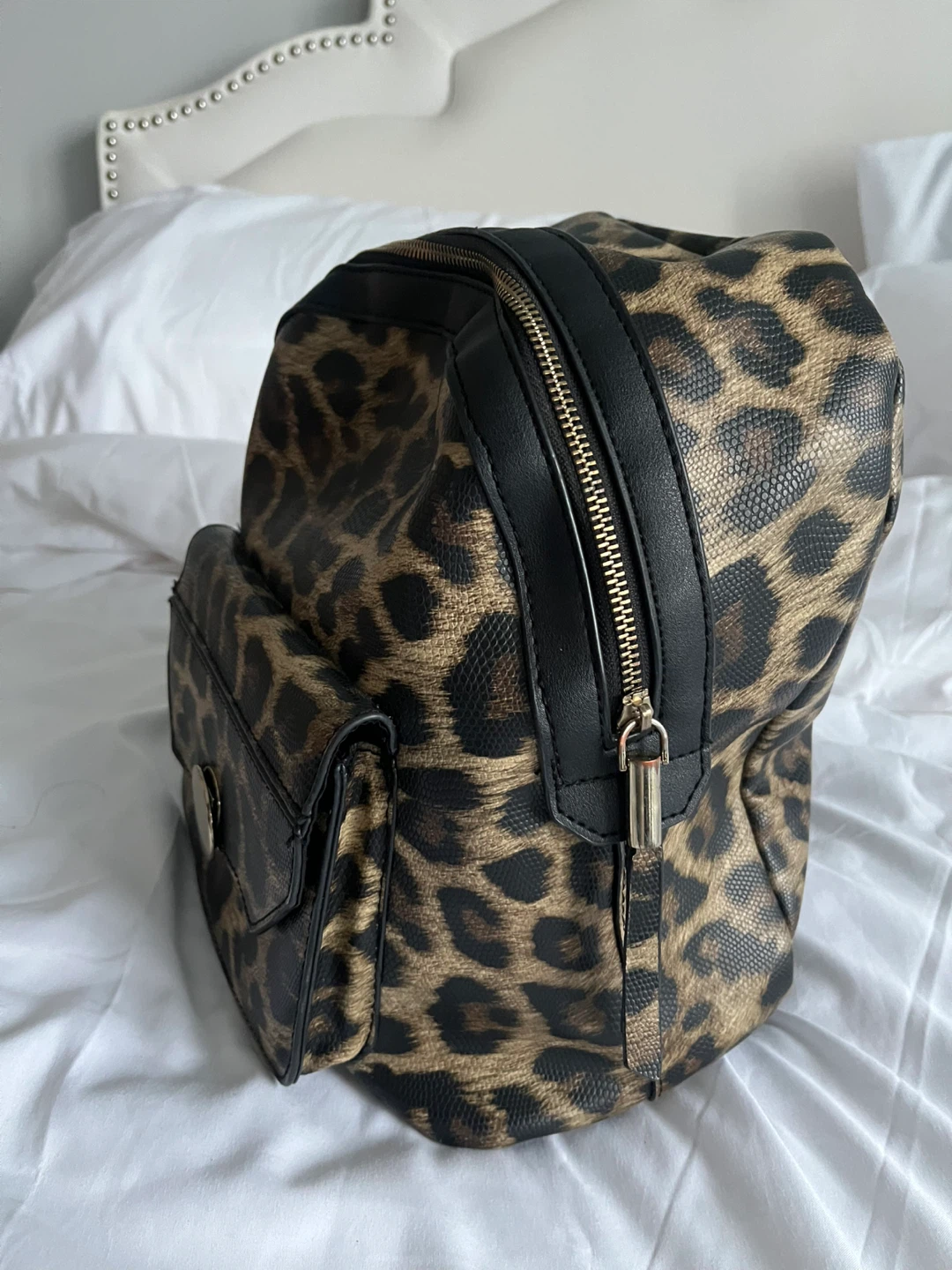 Leopard Print Backpack - photo 2