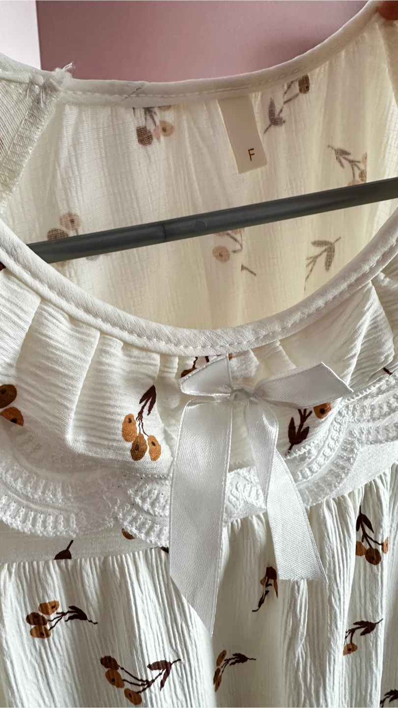Vintage Style Cottagecore Nightgown – Floral & Lace Details - photo 3