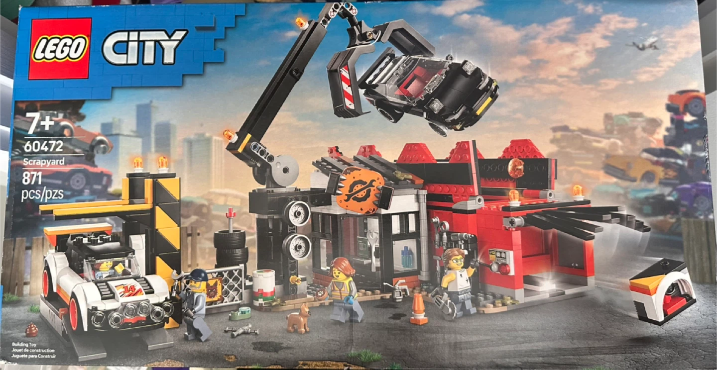 LEGO City Scrapyard with Cars Set #60472