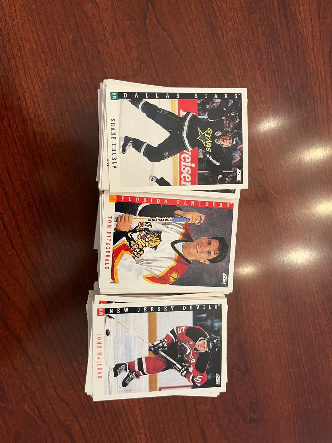 Various 1993-94 Score Hockey Cards