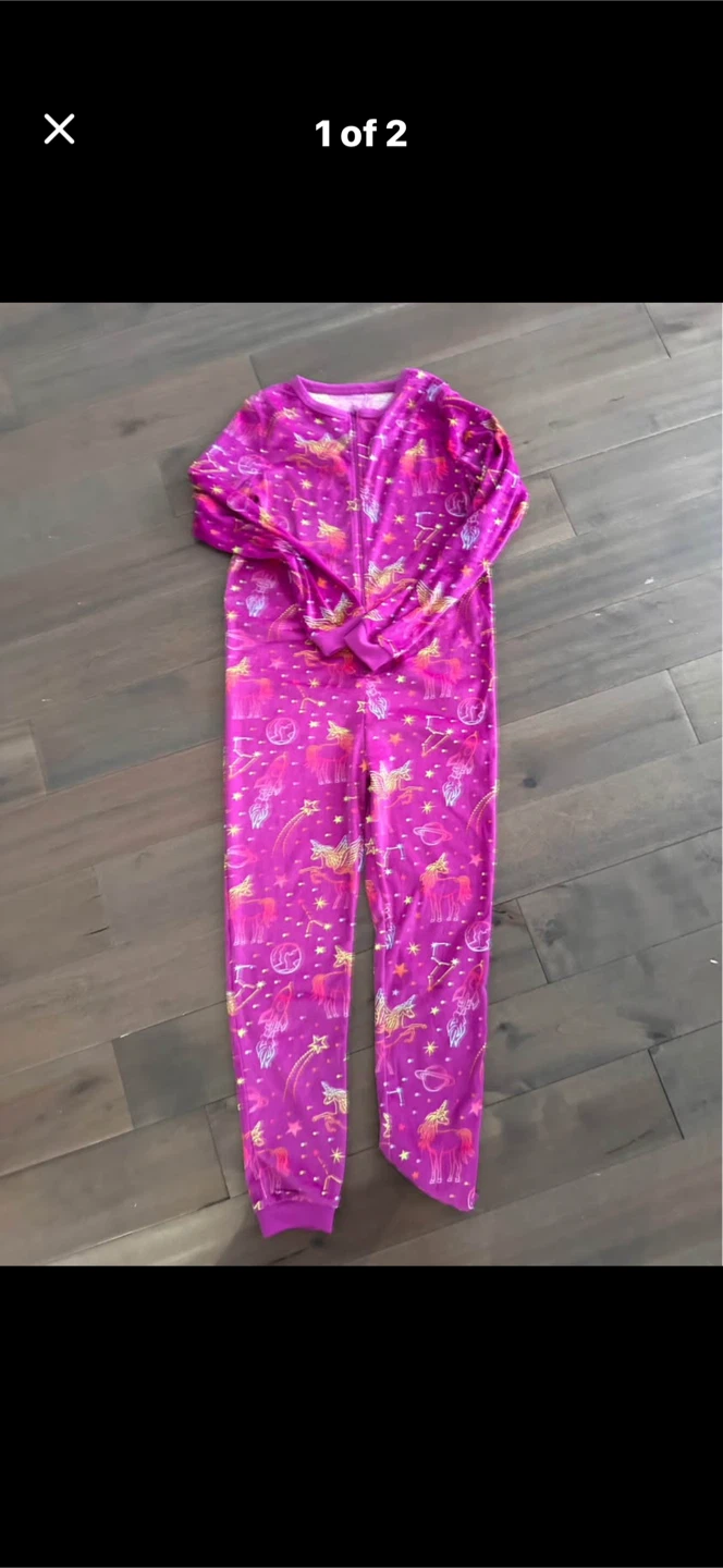 Girls' Unicorn Rocket Pajamas