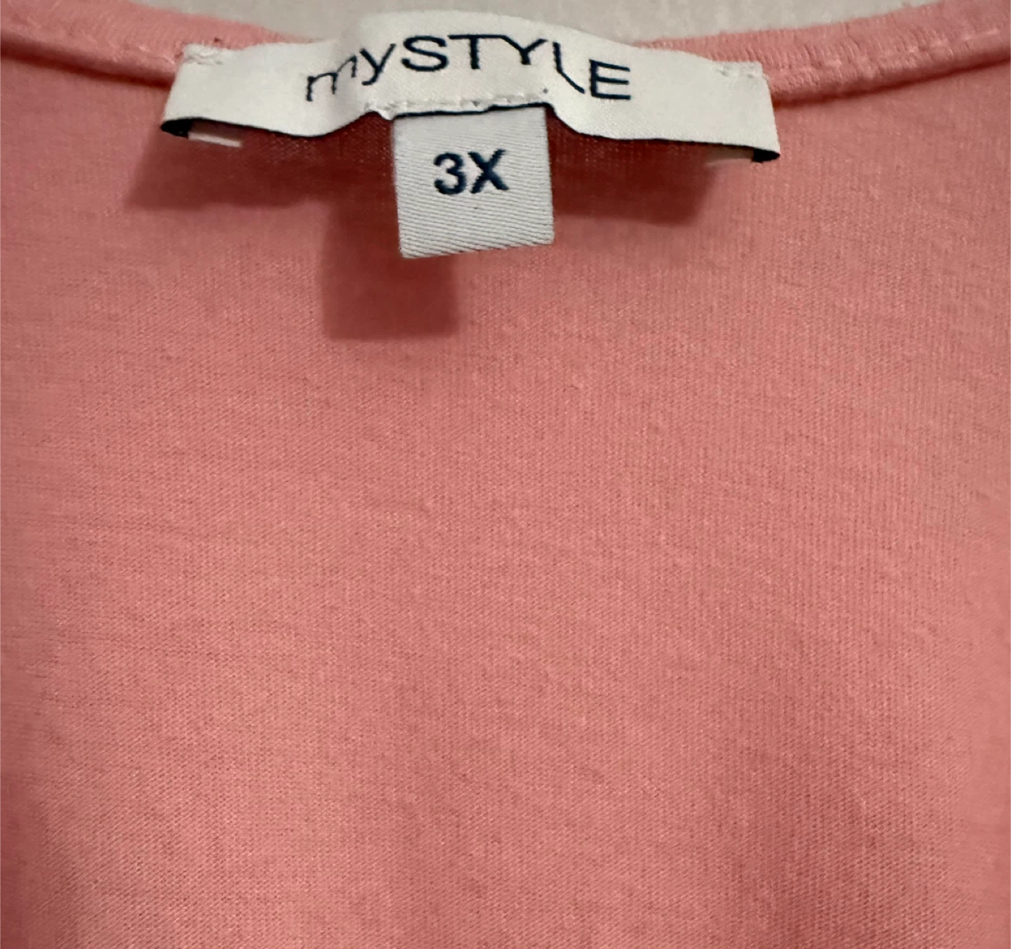 mySTYLE Women's 3X Pink Tank Top - photo 3