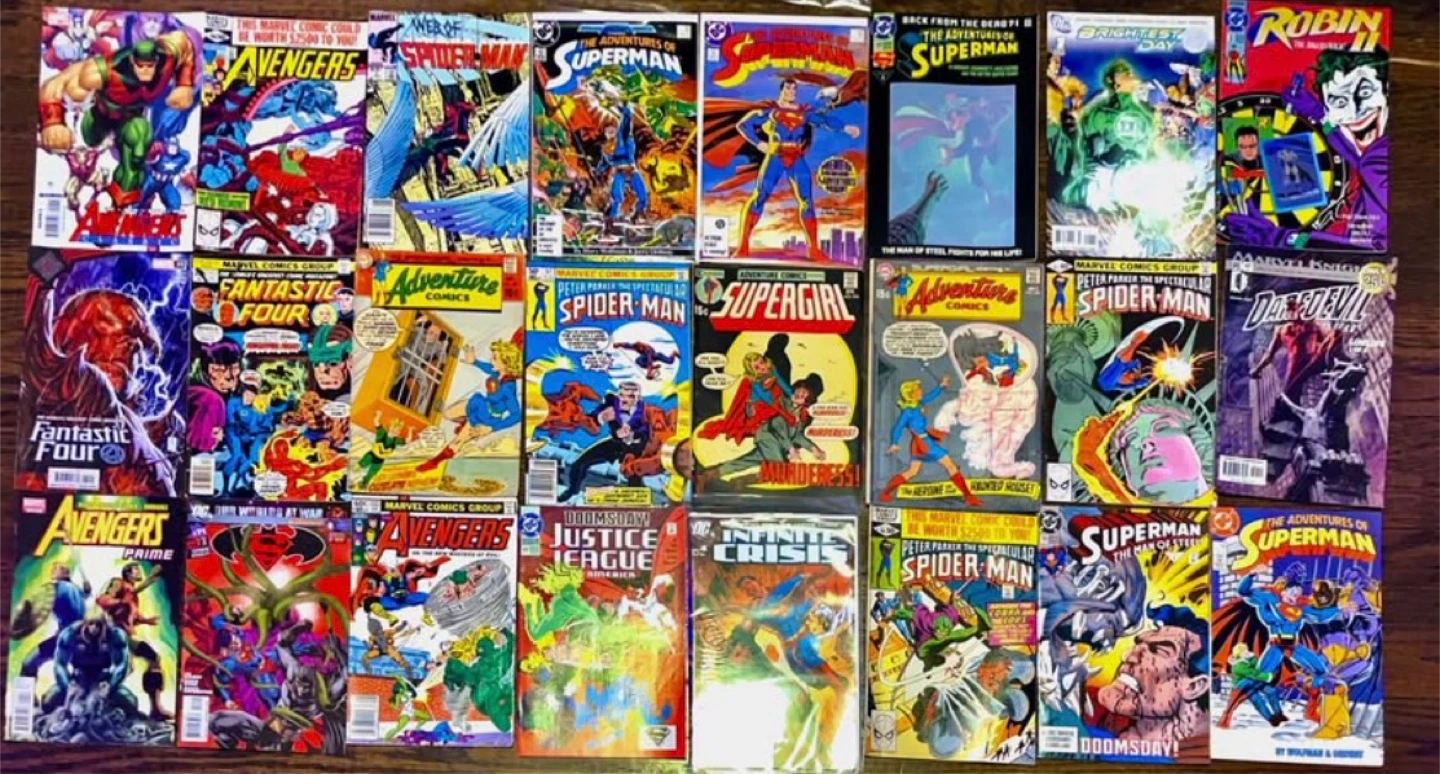 Lot of Marvel and DC Comic Books (60 comics)