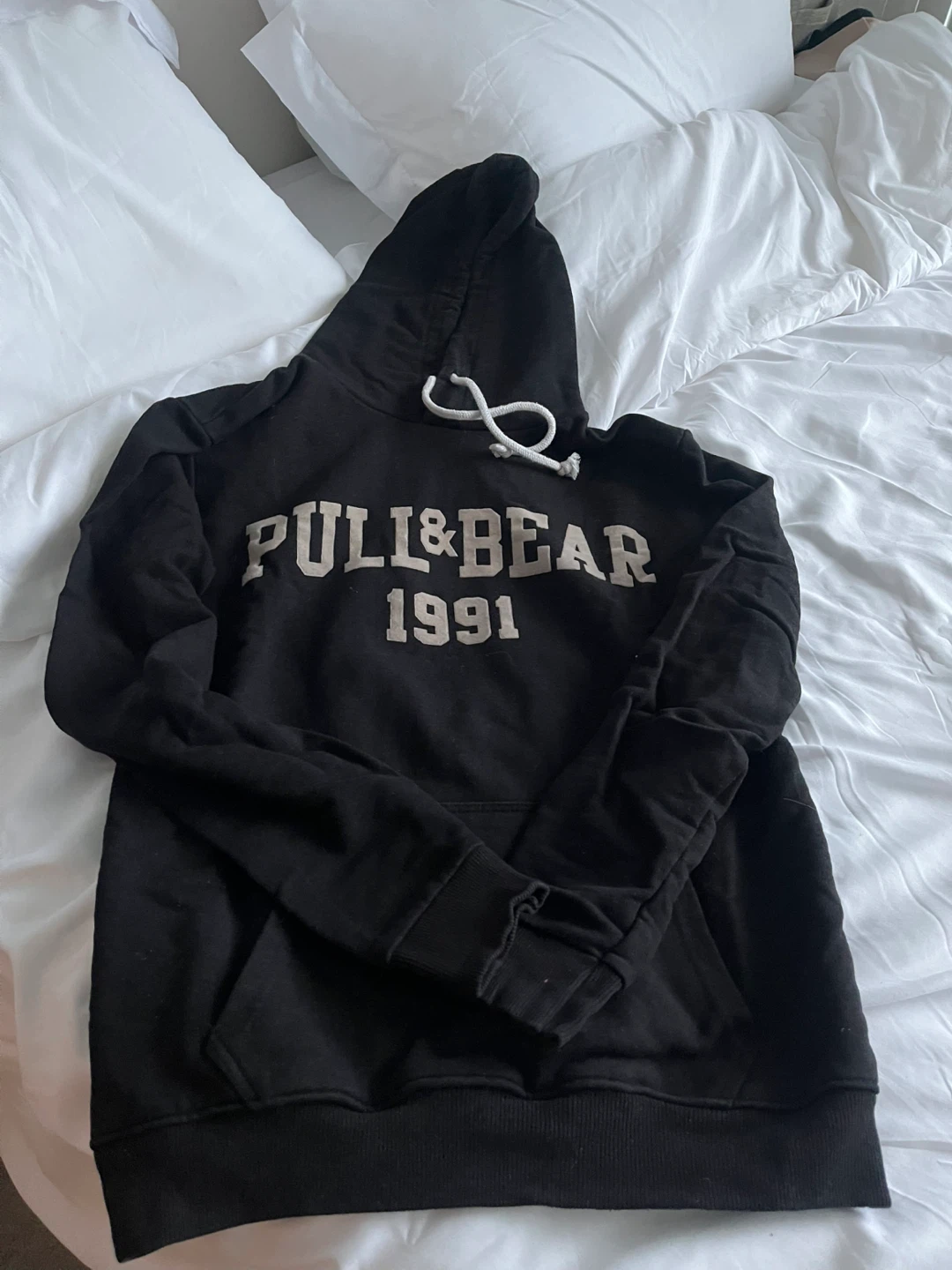 Pull & Bear Black Hoodie Size S