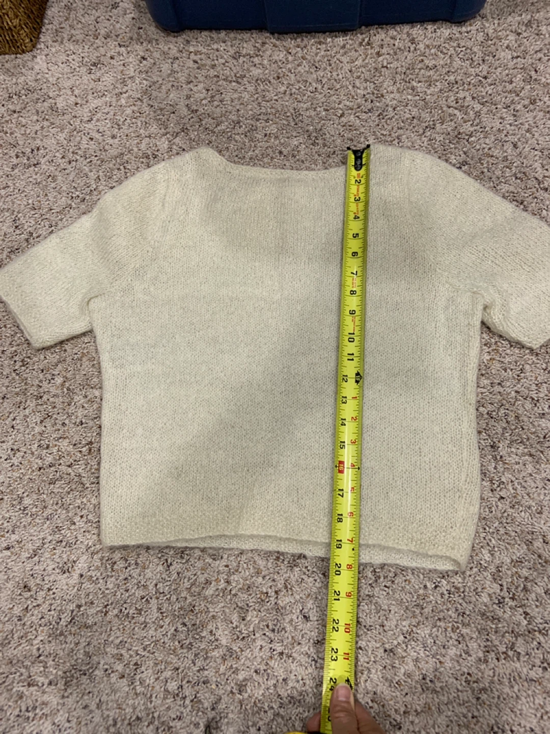 Handmade Vintage Cream Knit Sweater - photo 2