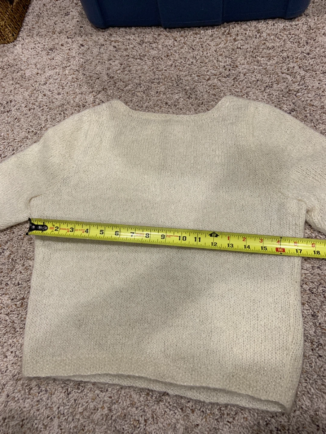Handmade Vintage Cream Knit Sweater