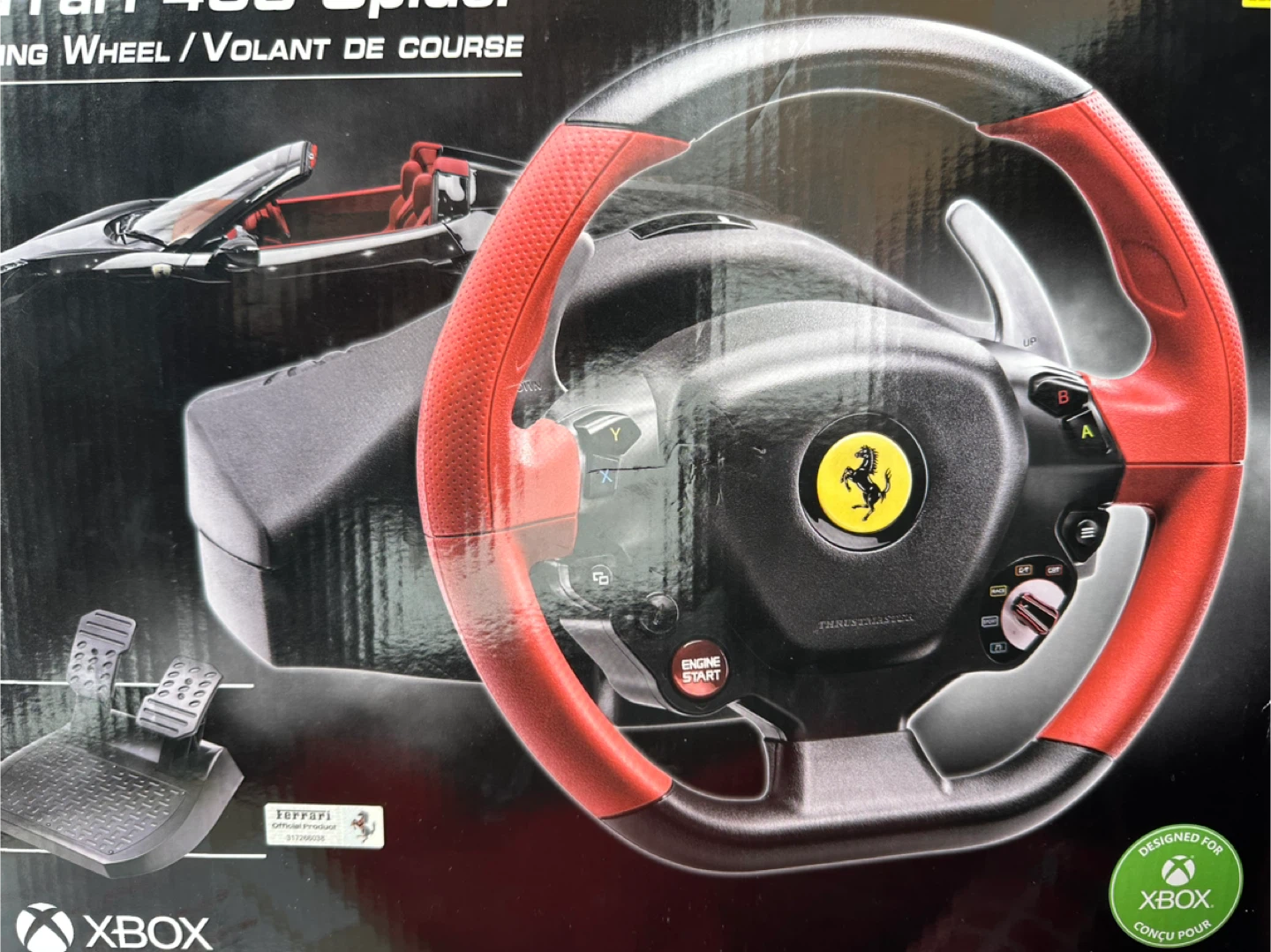Thrustmaster Ferrari 458 Spider Racing Wheel for Xbox - photo 3
