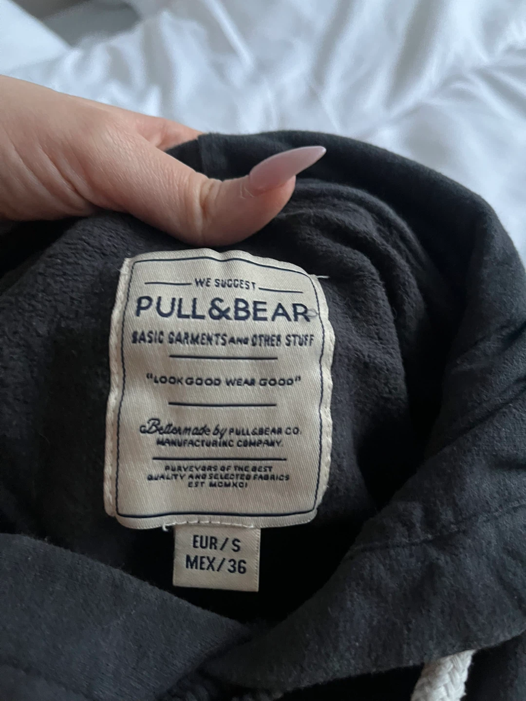 Pull & Bear Black Hoodie - Size S - photo 3