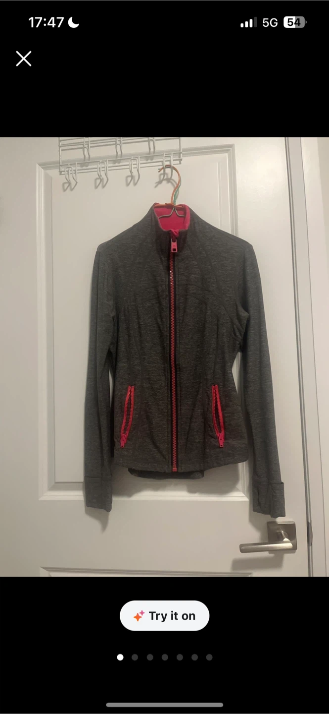 Lululemon define Grey Zip-Up Athletic Jacket
