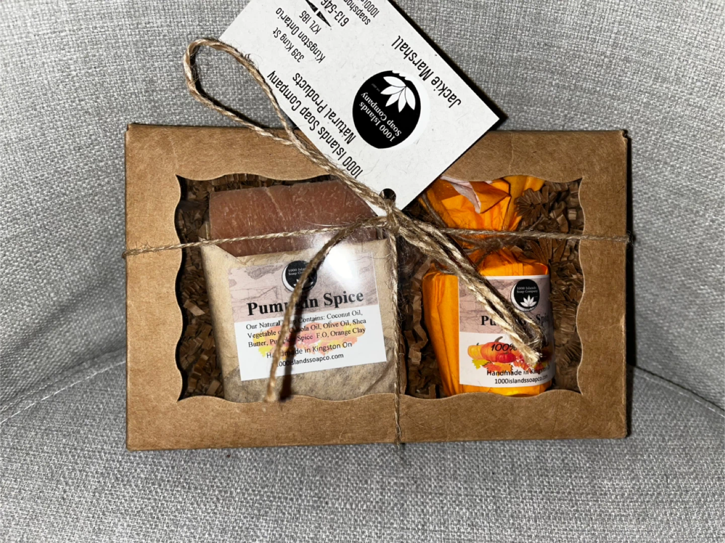 🧡1000 Islands Soap Company Pumpkin Spice Soap Gift Set
