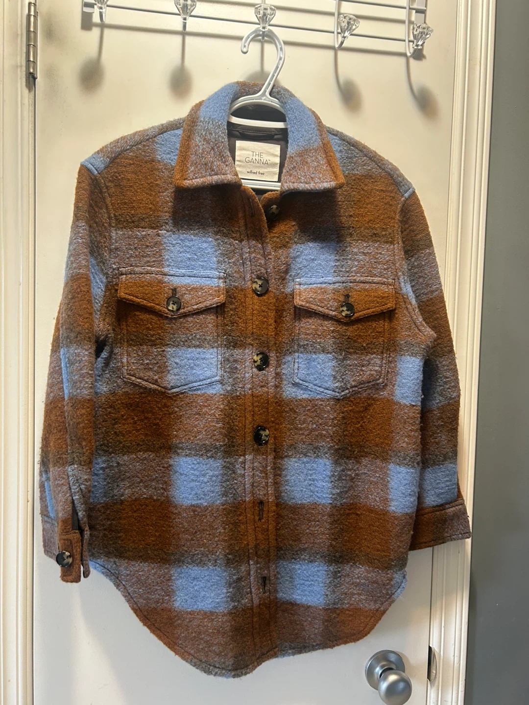 The Ganna Wilfred Free Plaid Shirt Jacket