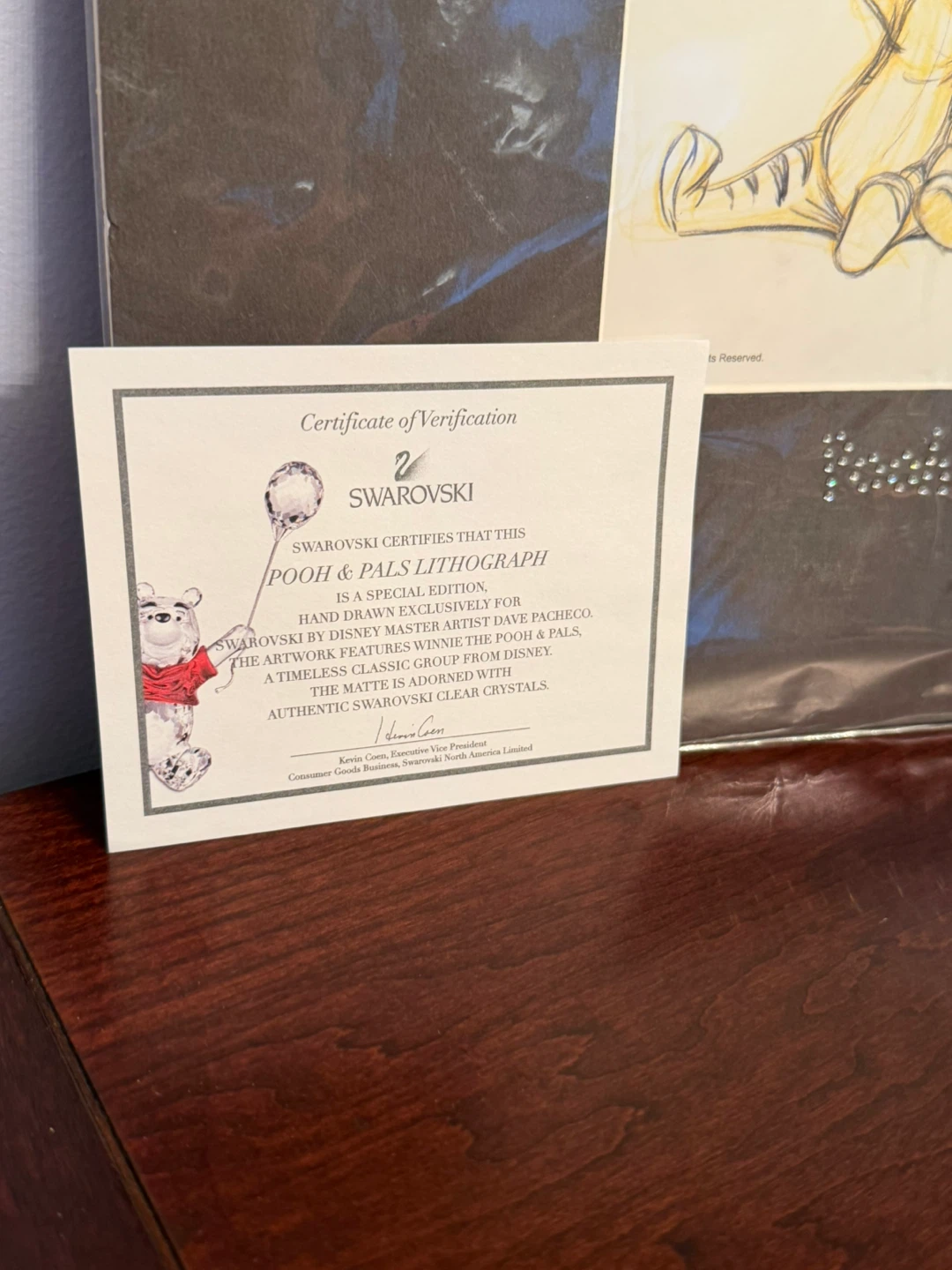Swarovski Pooh & Pals Lithograph by Dave Pacheco - photo 2