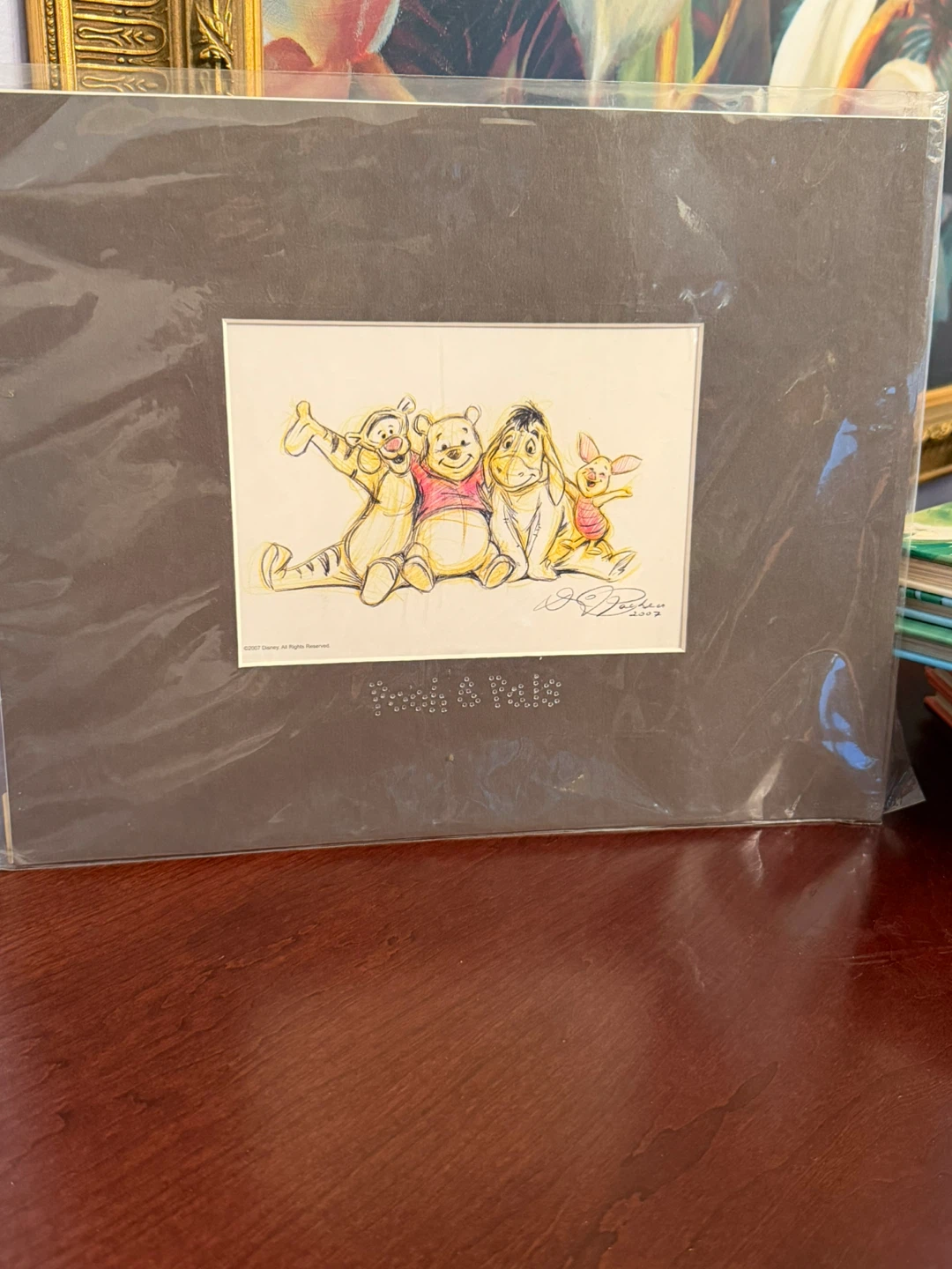 Swarovski Pooh & Pals Lithograph by Dave Pacheco