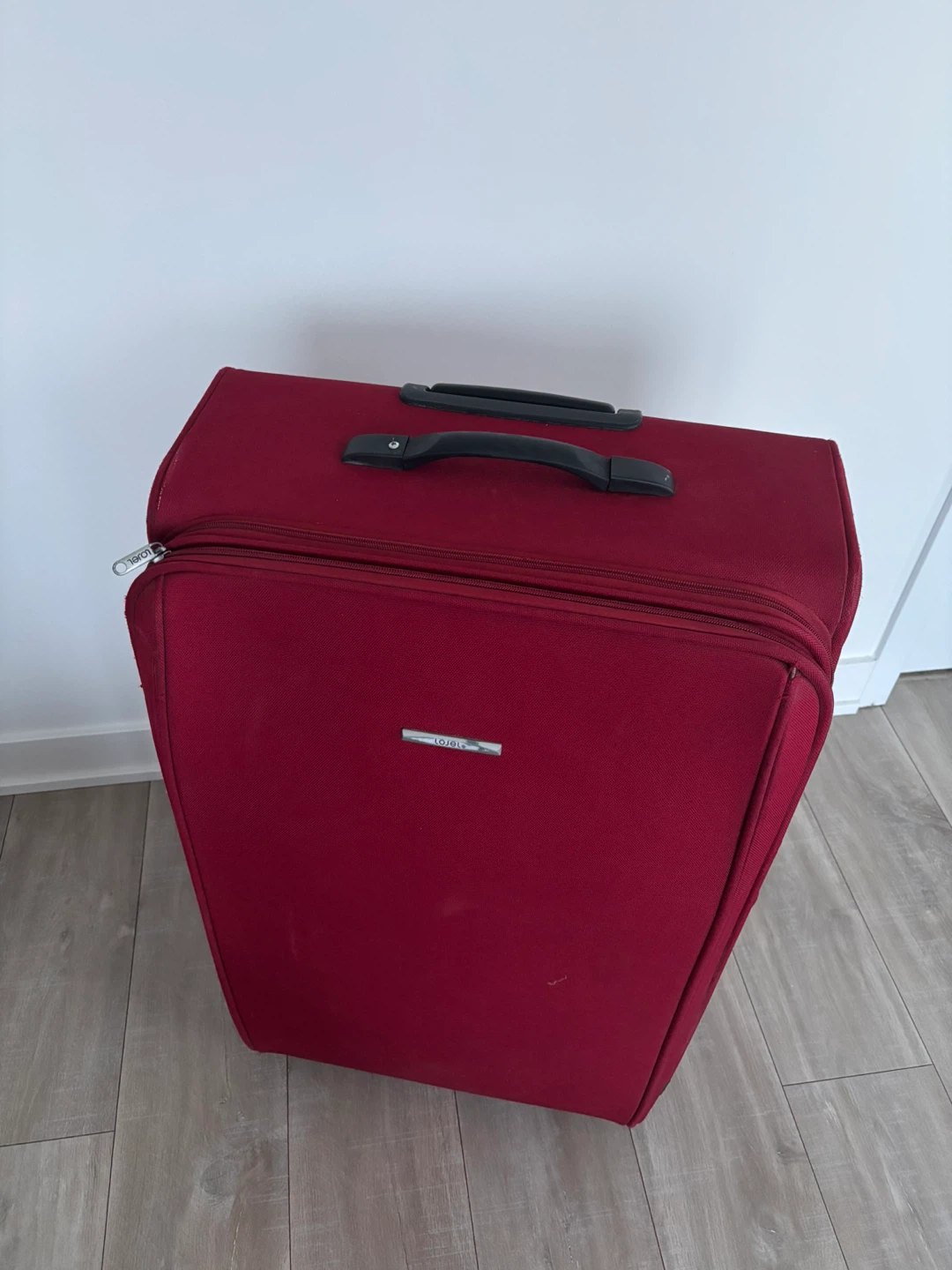 Red Delsey Luggage Suitcase