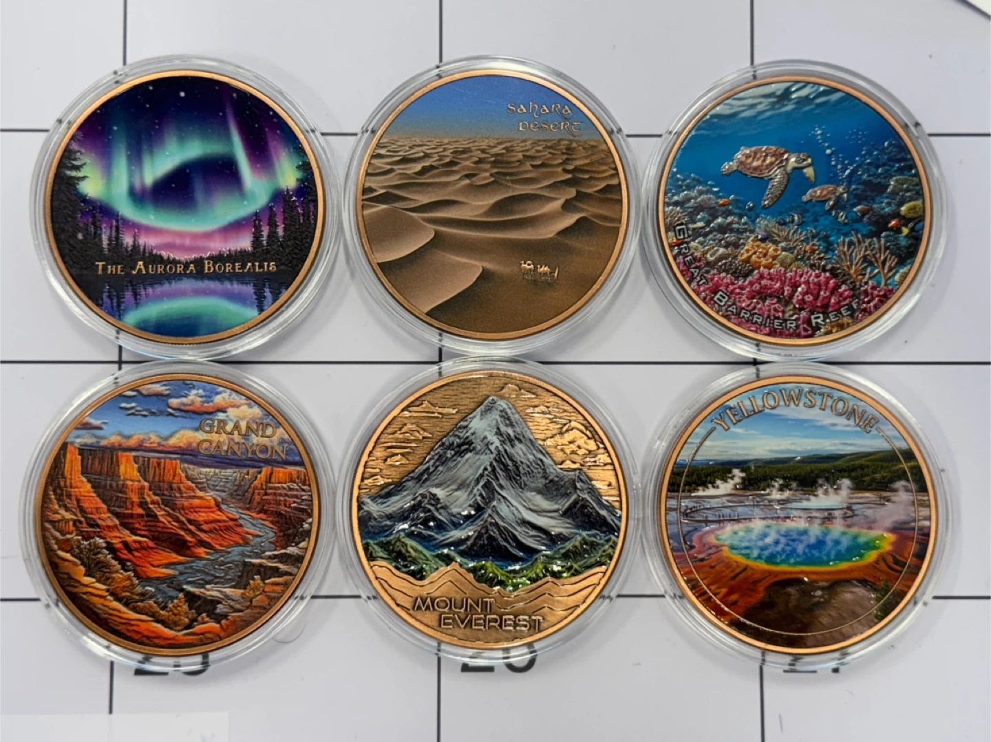 5 oz Coloured Copper - National Parks & Wonders