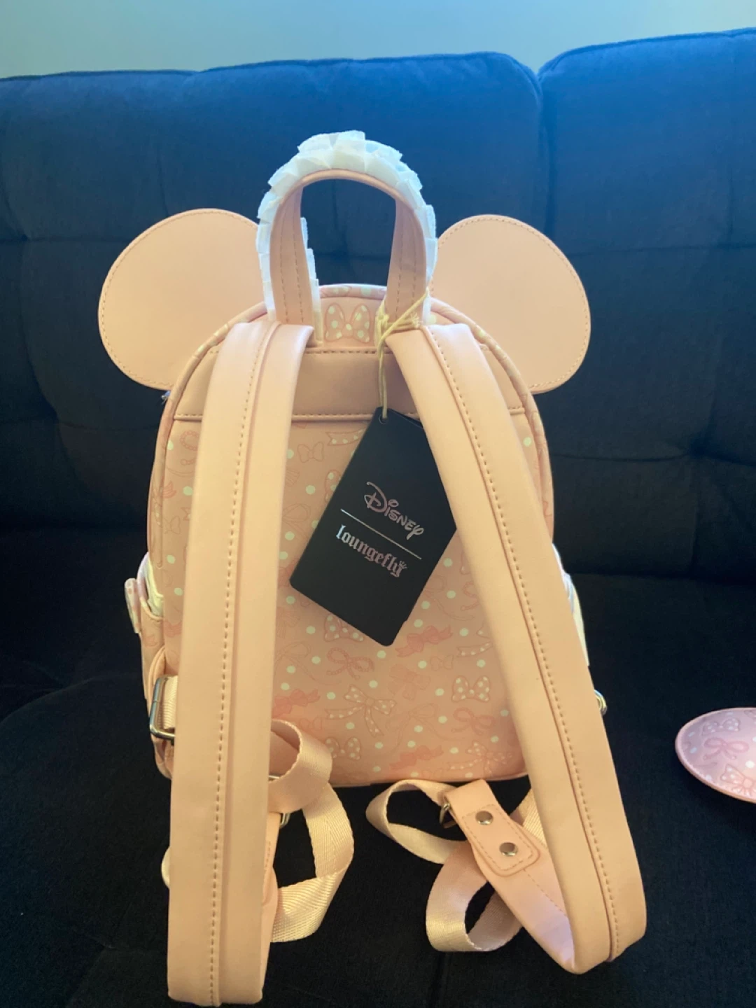 Pink Loungefly backpack & matching ears. (new, never used) - photo 5