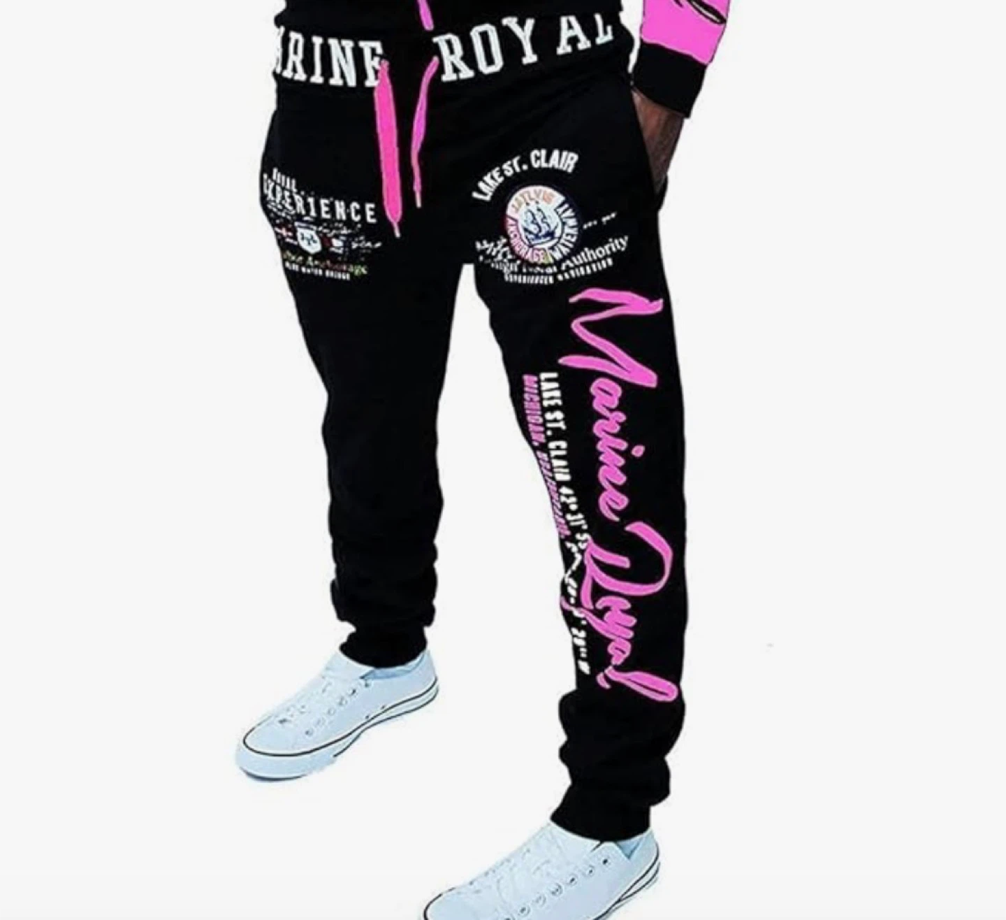 Marine Royal Black Sweatpants - photo 2