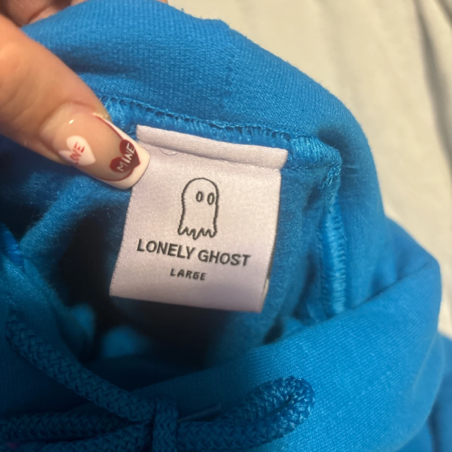 Lonely Ghost Blue "Text Me When You Get Home" Hoodie - photo 3