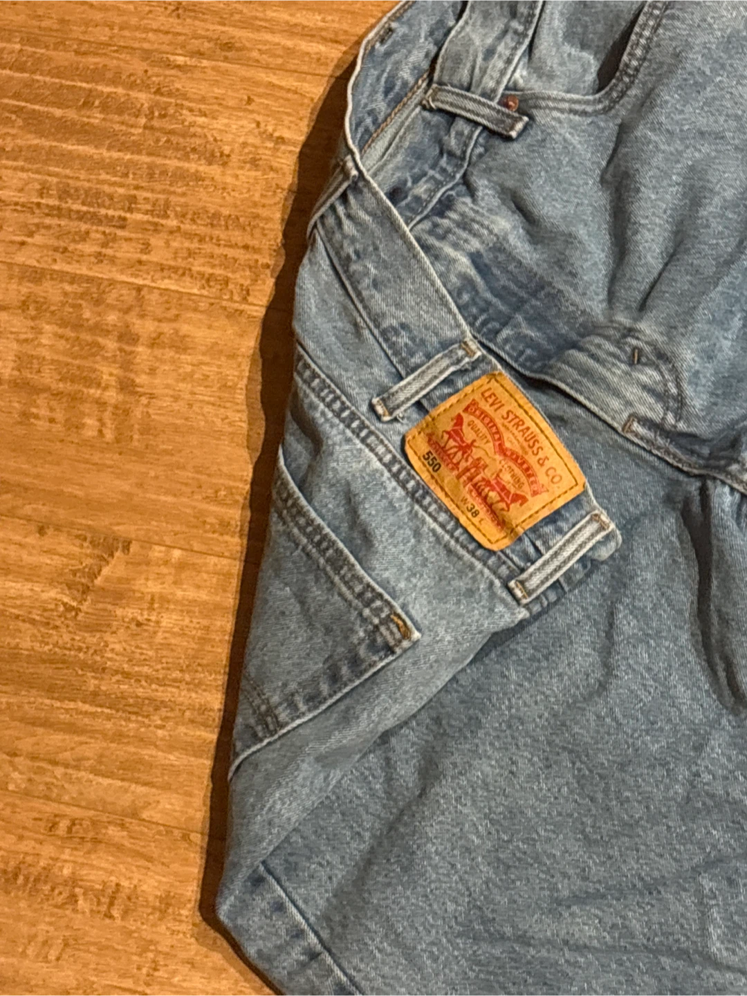 Levi's 550 Relaxed Fit Denim Shorts Men's Size 38x12 - photo 3
