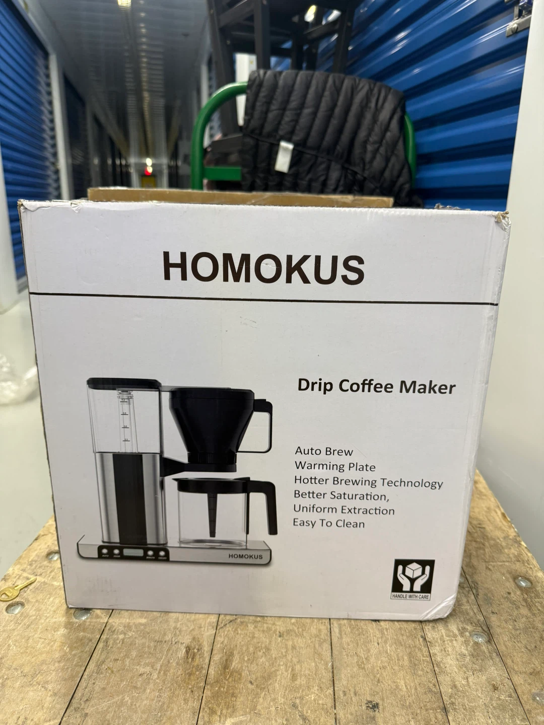 New HOMOKUS Drip Coffee Maker CM1068T-UL Black